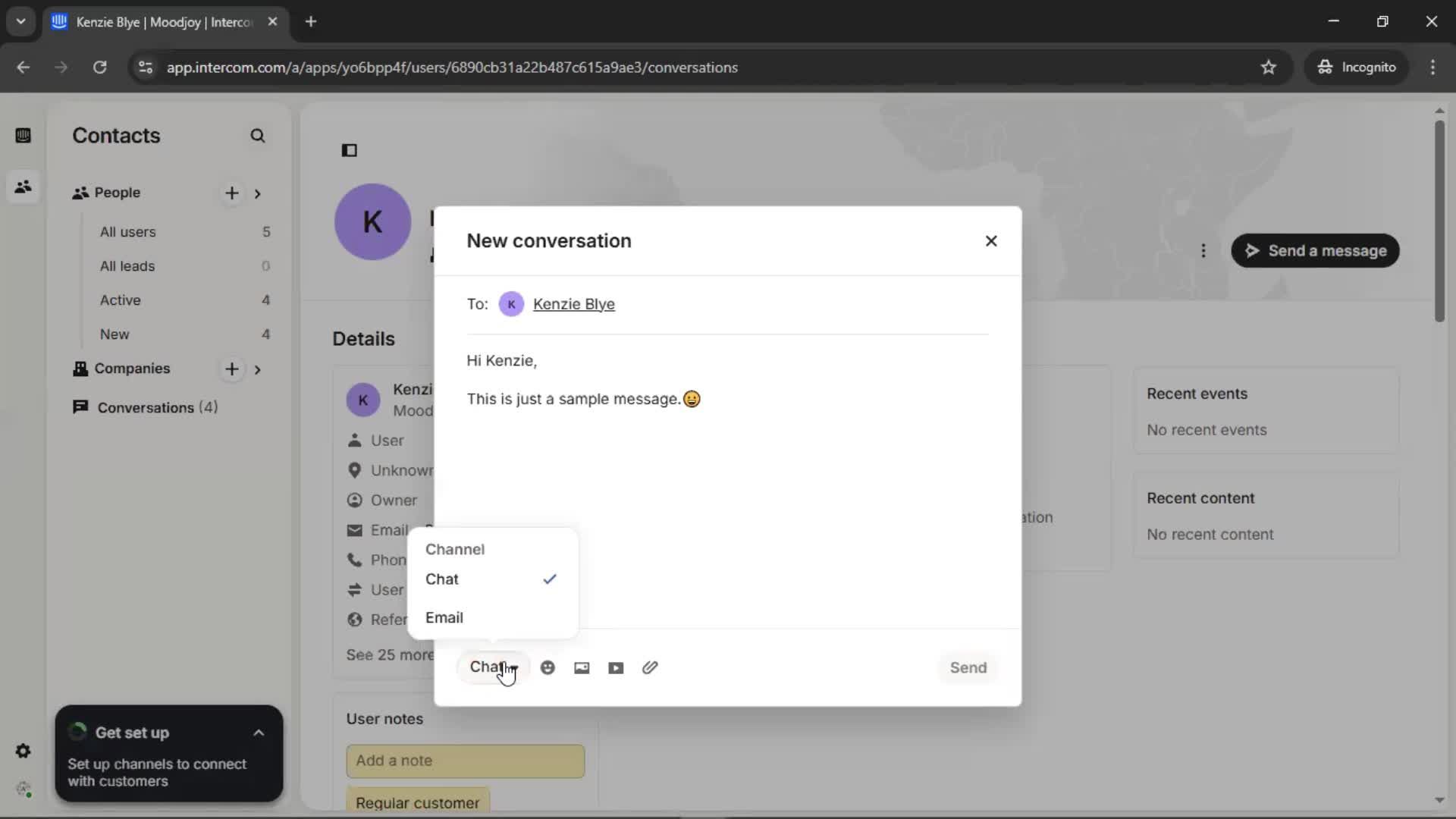 CRM screenshot