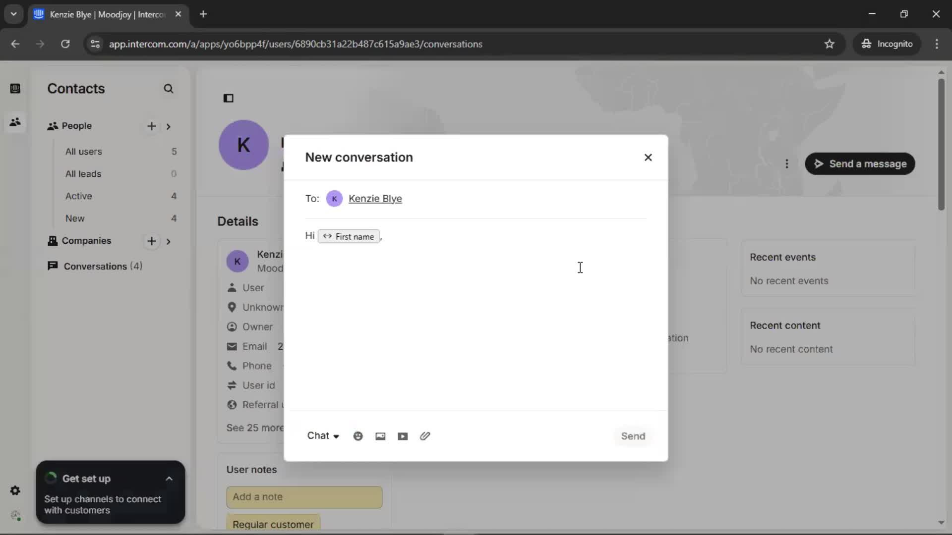CRM screenshot