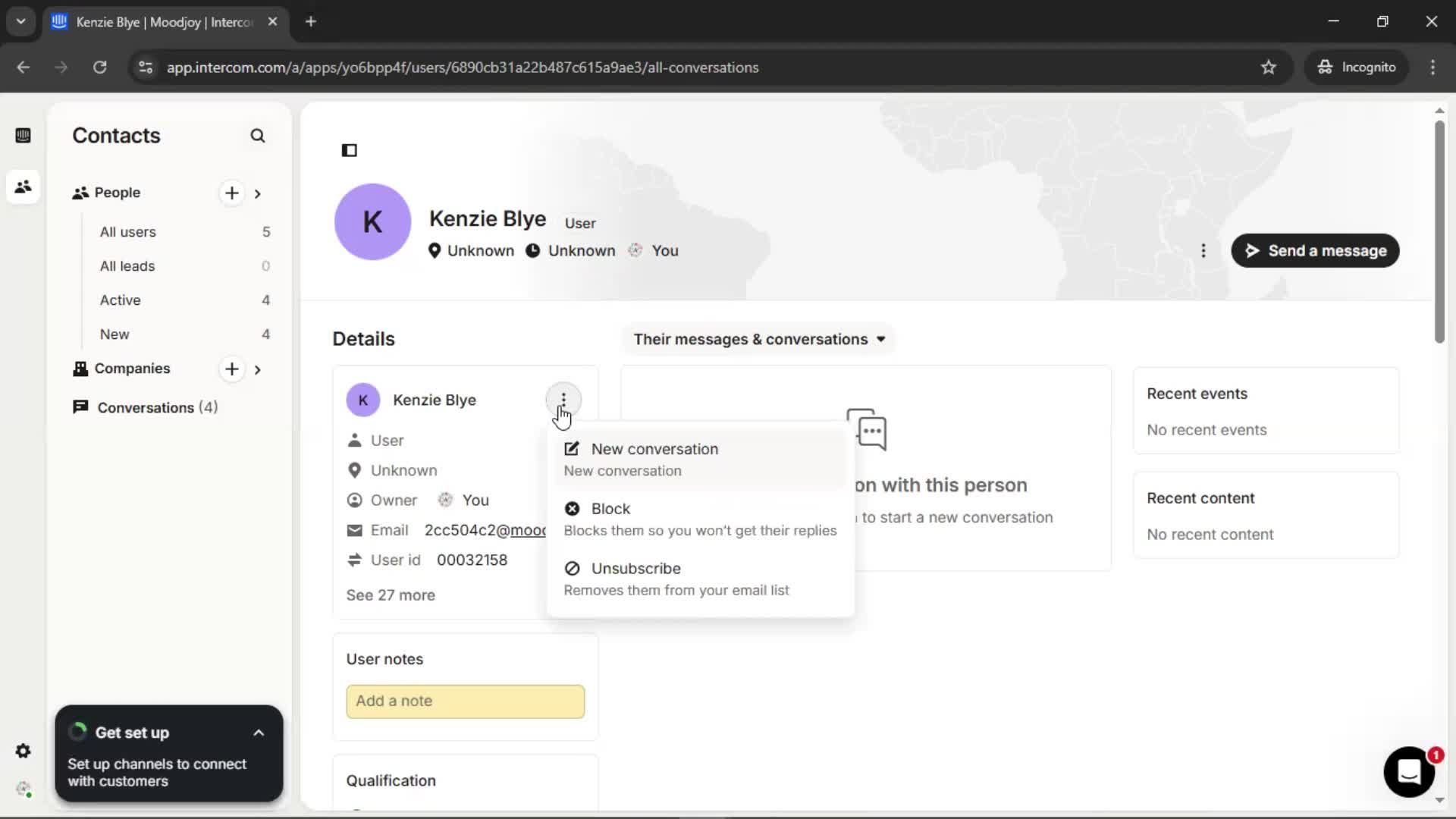 CRM screenshot