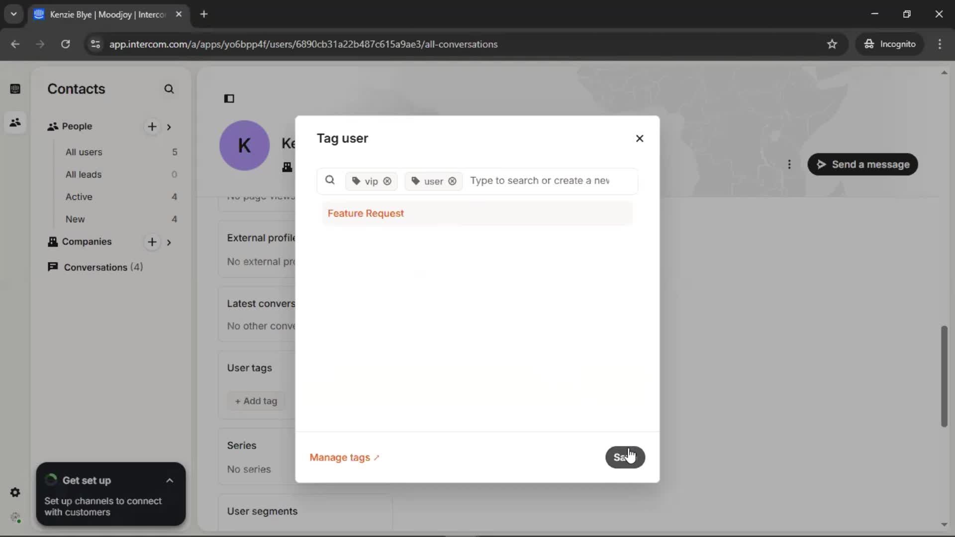 CRM screenshot