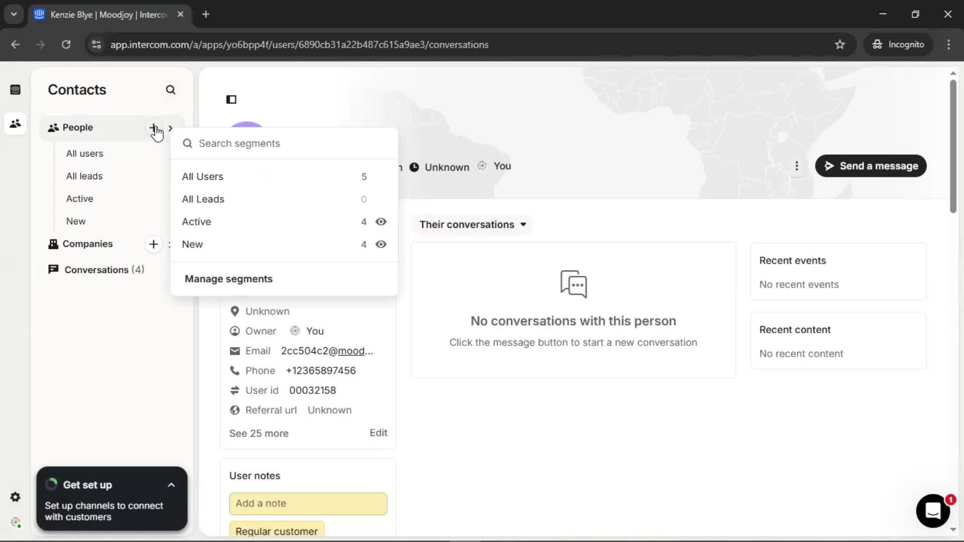 CRM screenshot