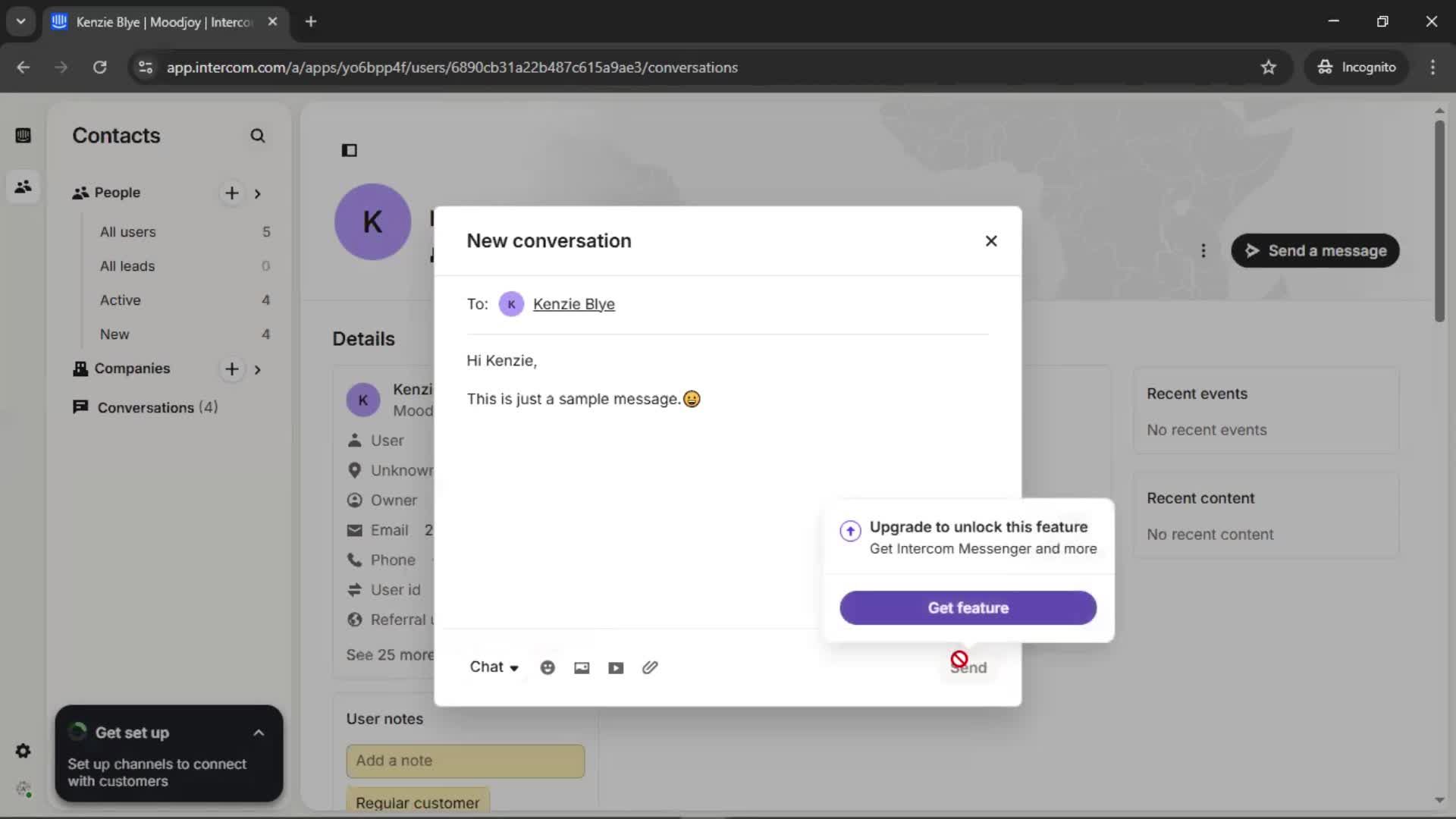 CRM screenshot