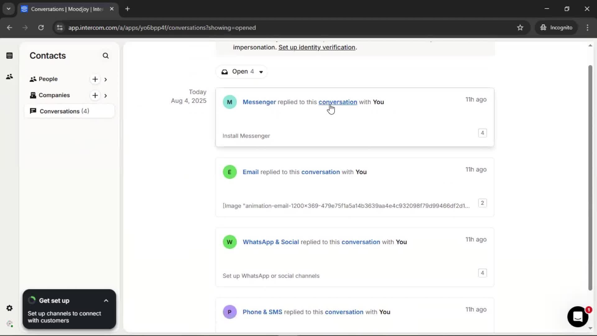 CRM screenshot