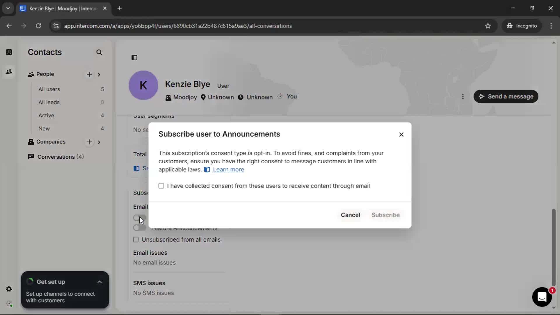 CRM screenshot
