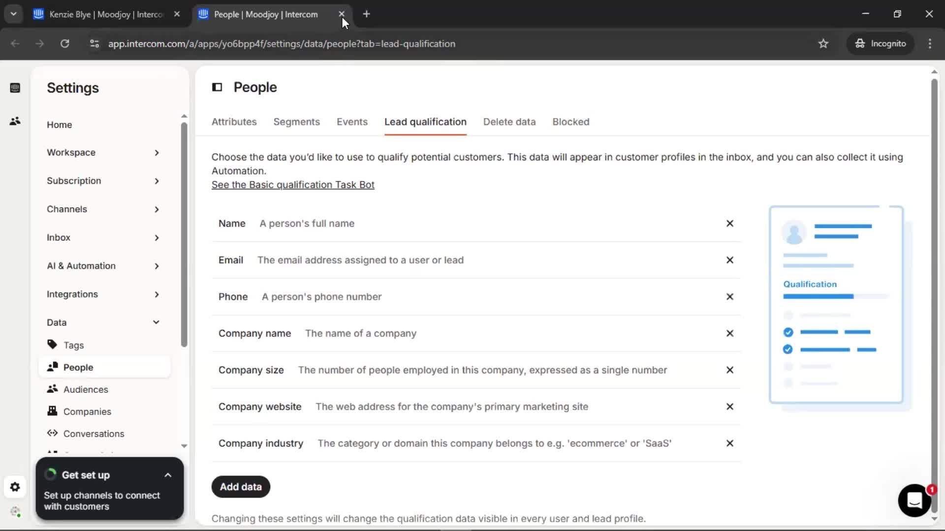 CRM screenshot
