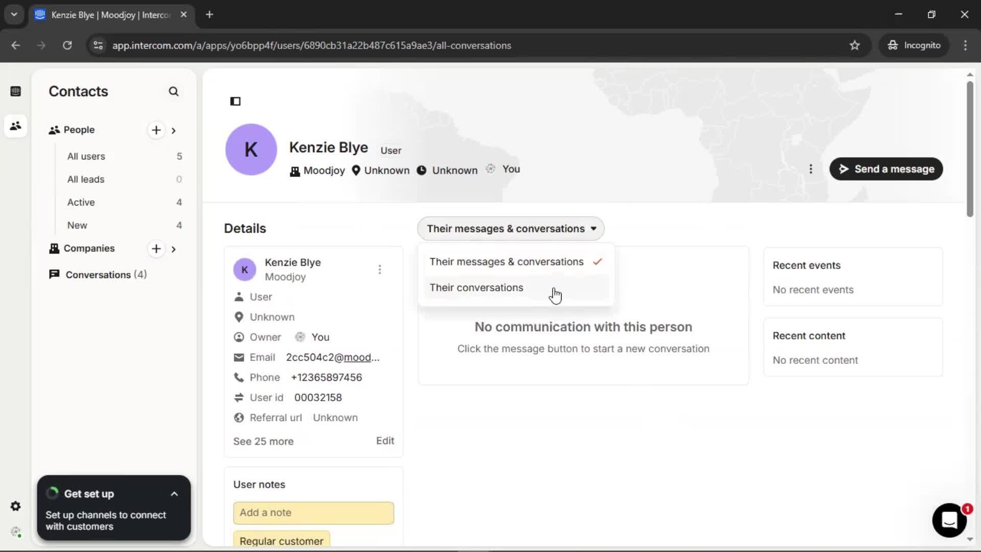 CRM screenshot