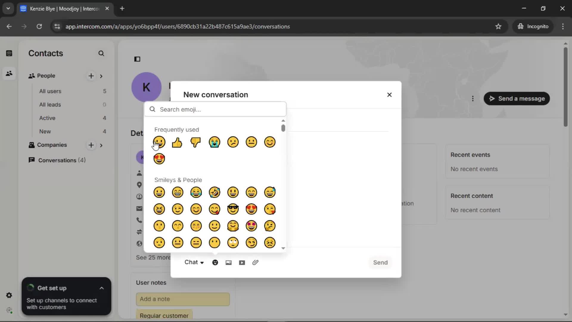 CRM screenshot