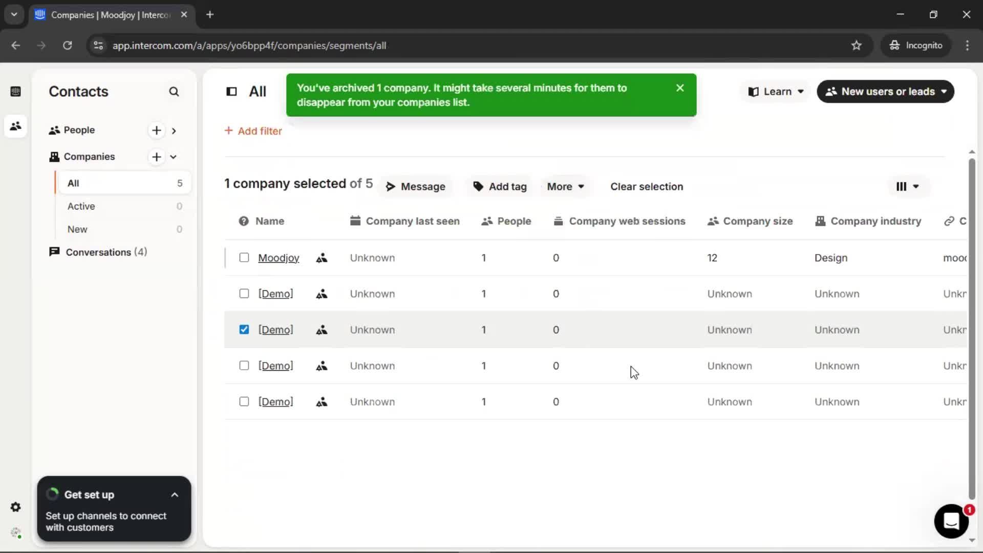 CRM screenshot