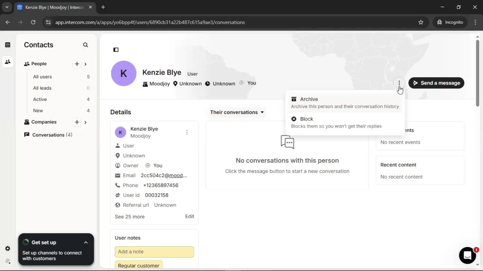 CRM screenshot