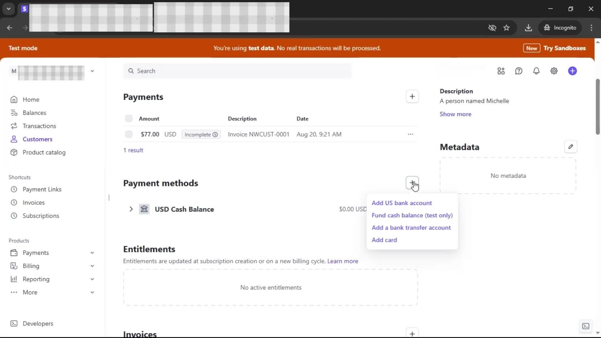 CRM screenshot