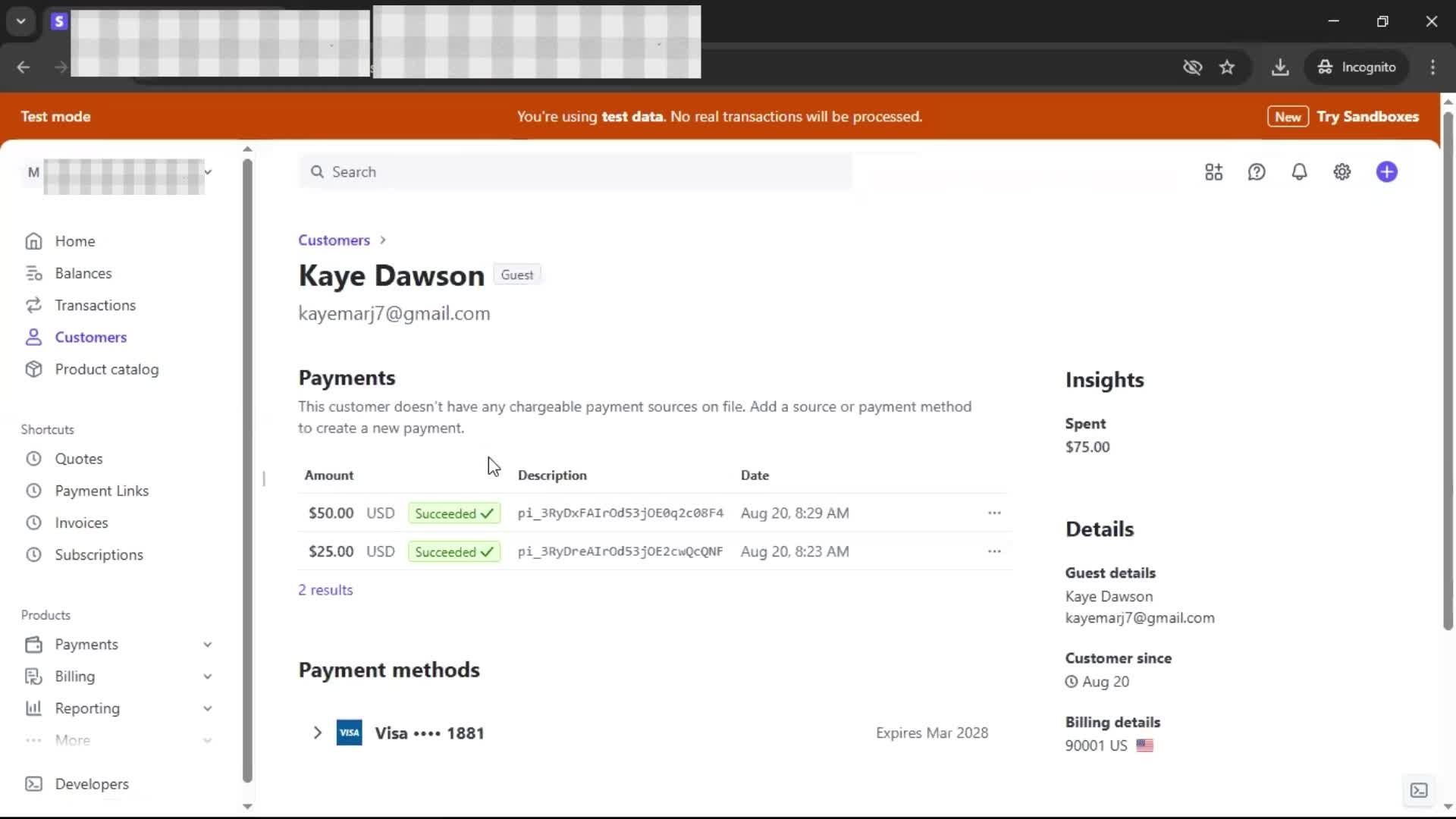 CRM screenshot