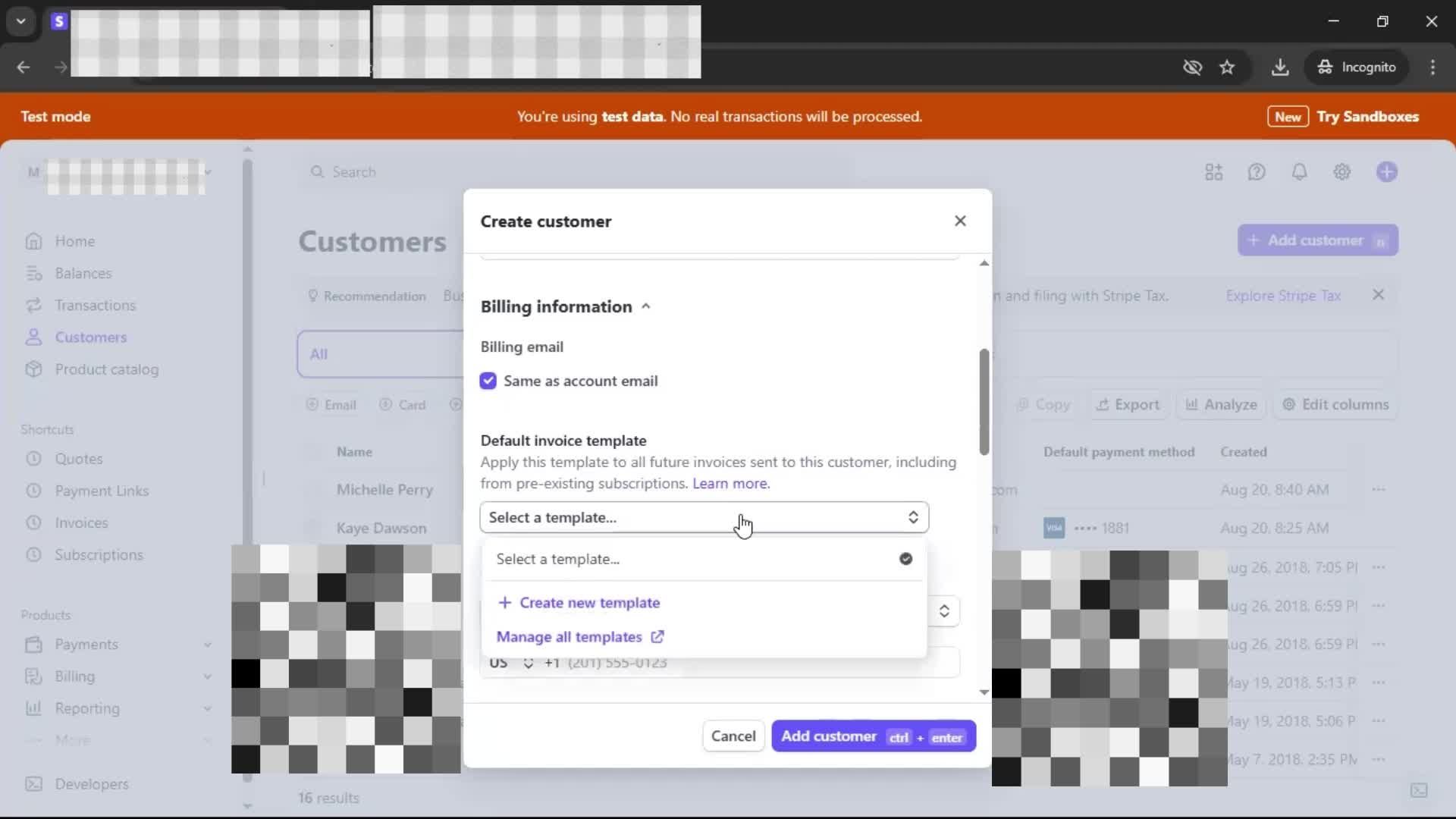 CRM screenshot
