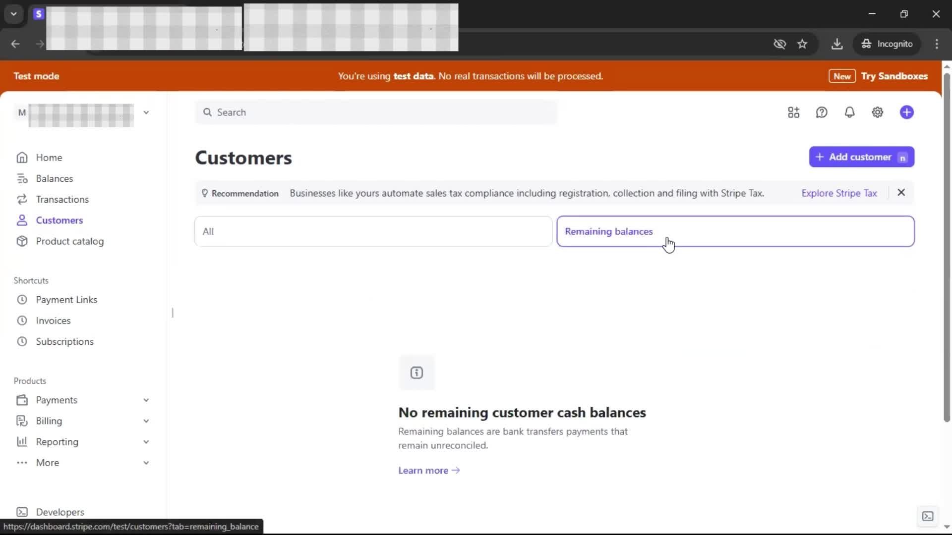 CRM screenshot
