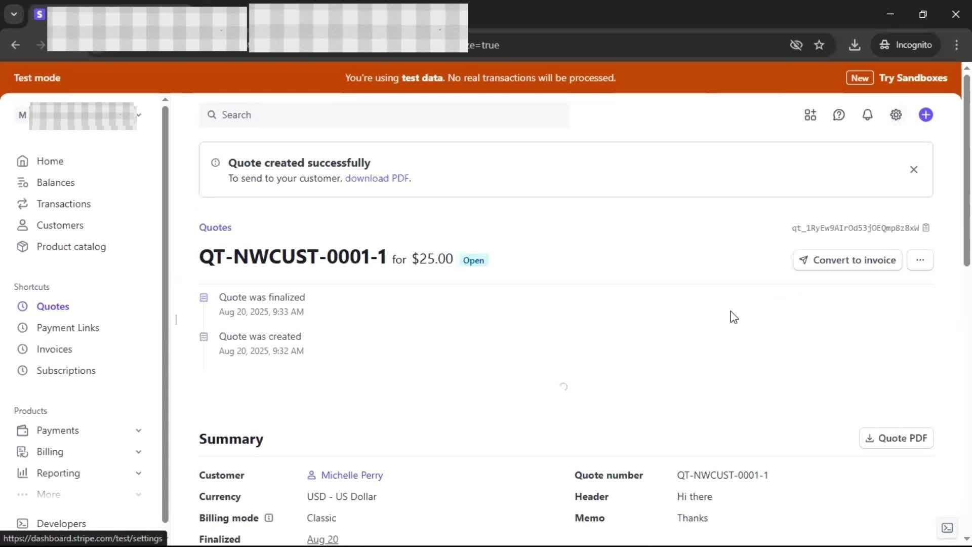 CRM screenshot