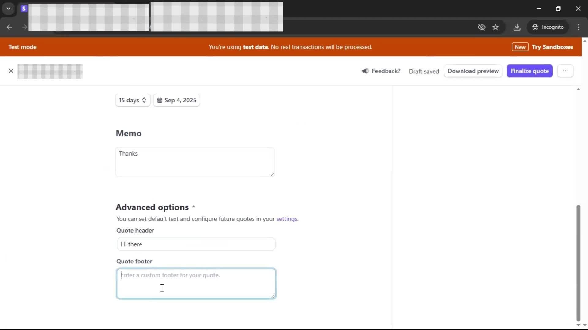 CRM screenshot