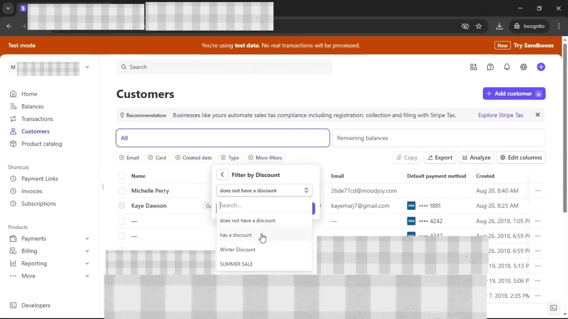 CRM screenshot