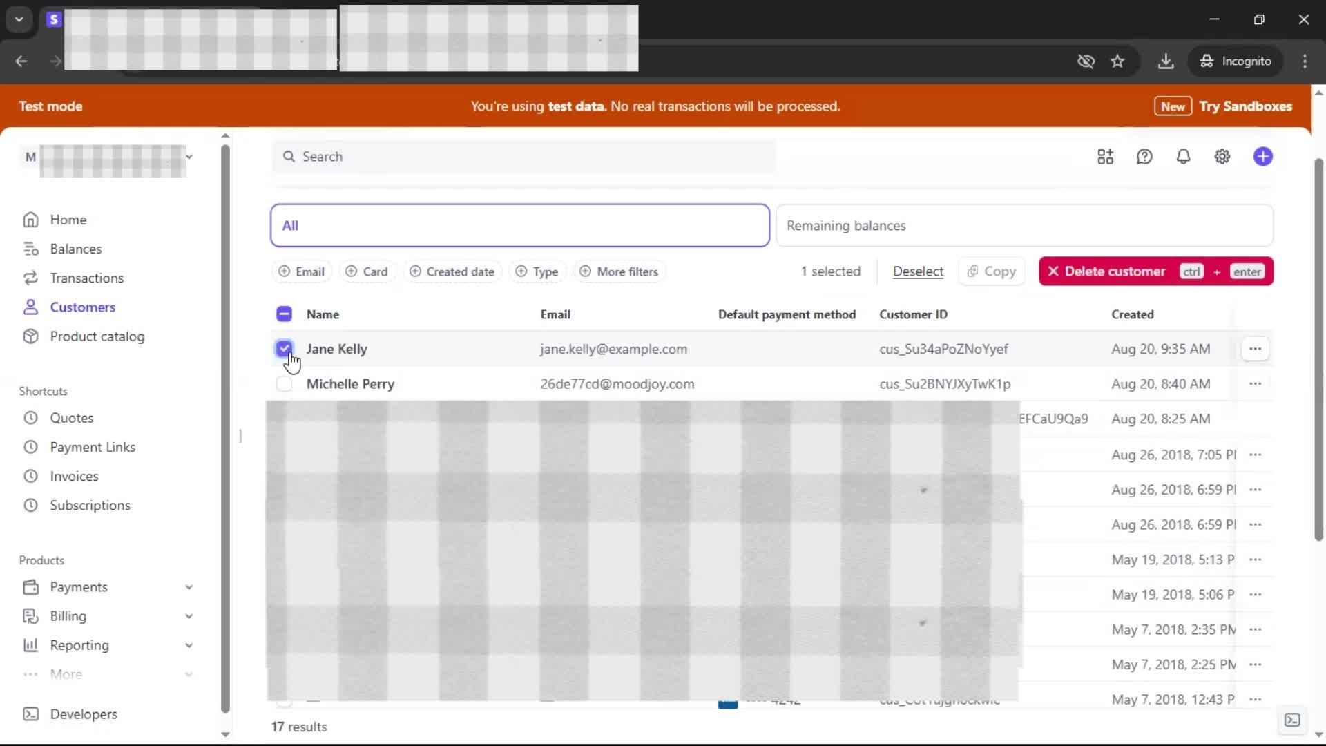 CRM screenshot