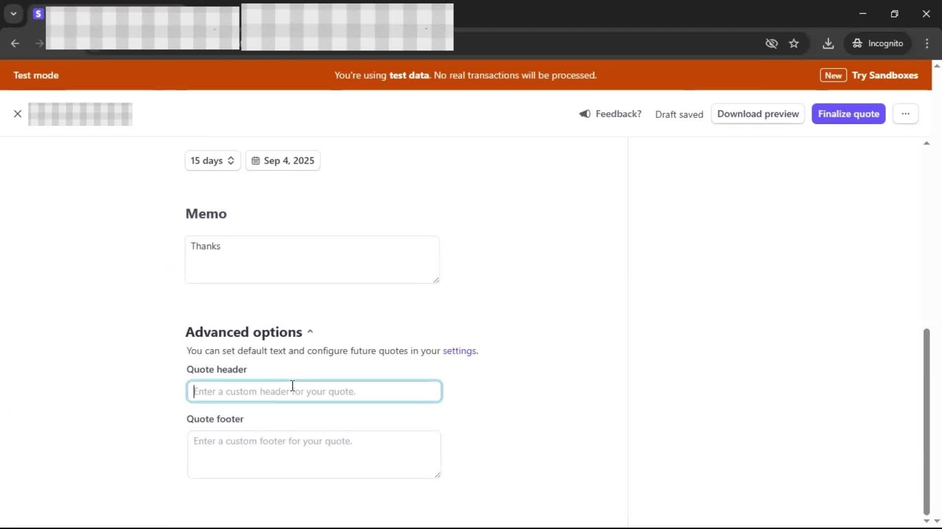 CRM screenshot