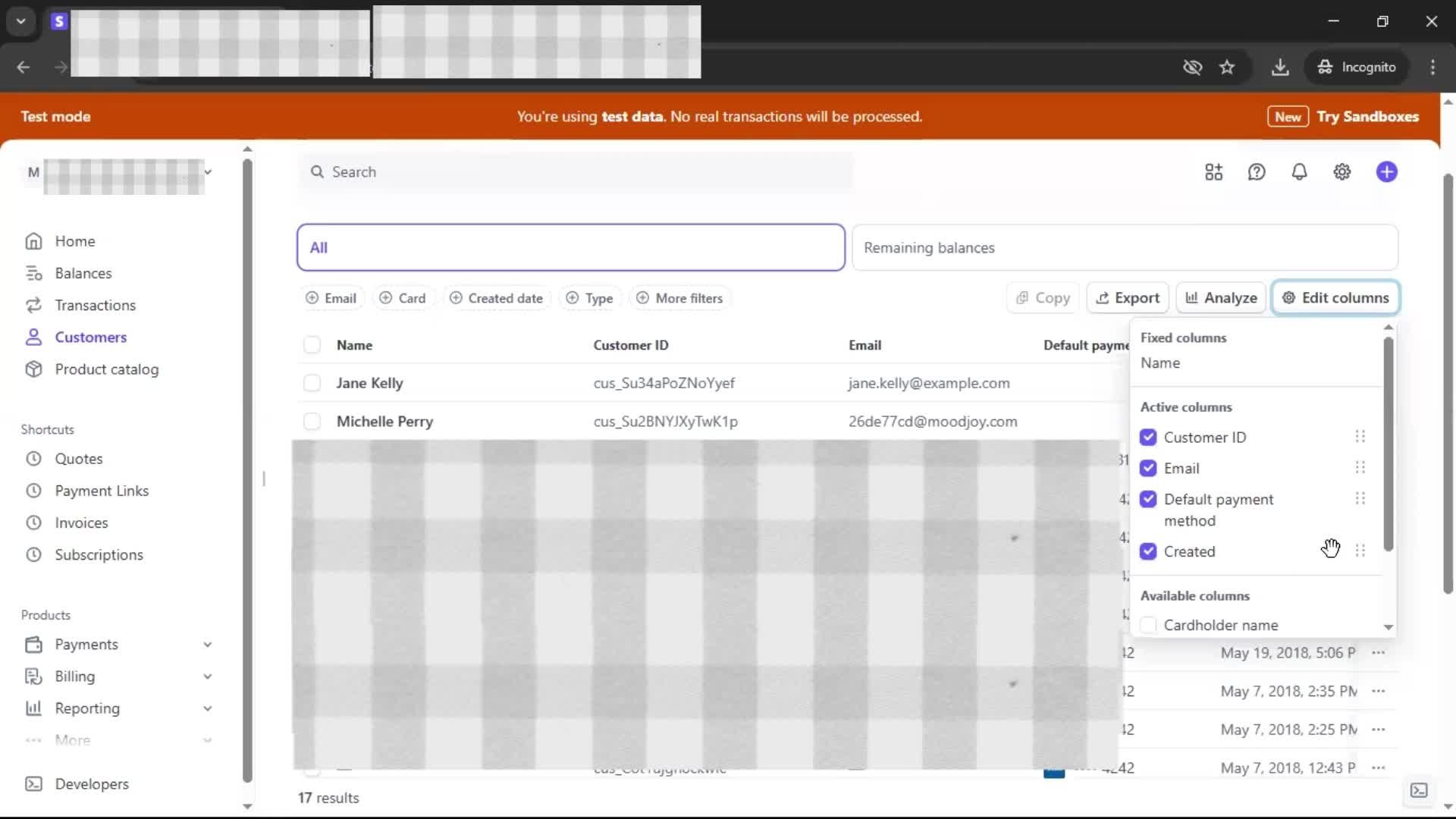 CRM screenshot
