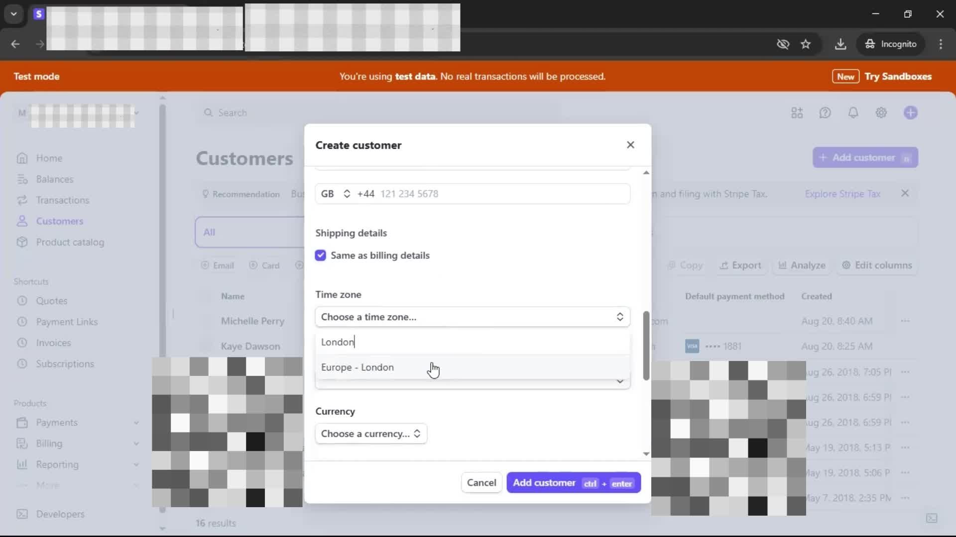 CRM screenshot