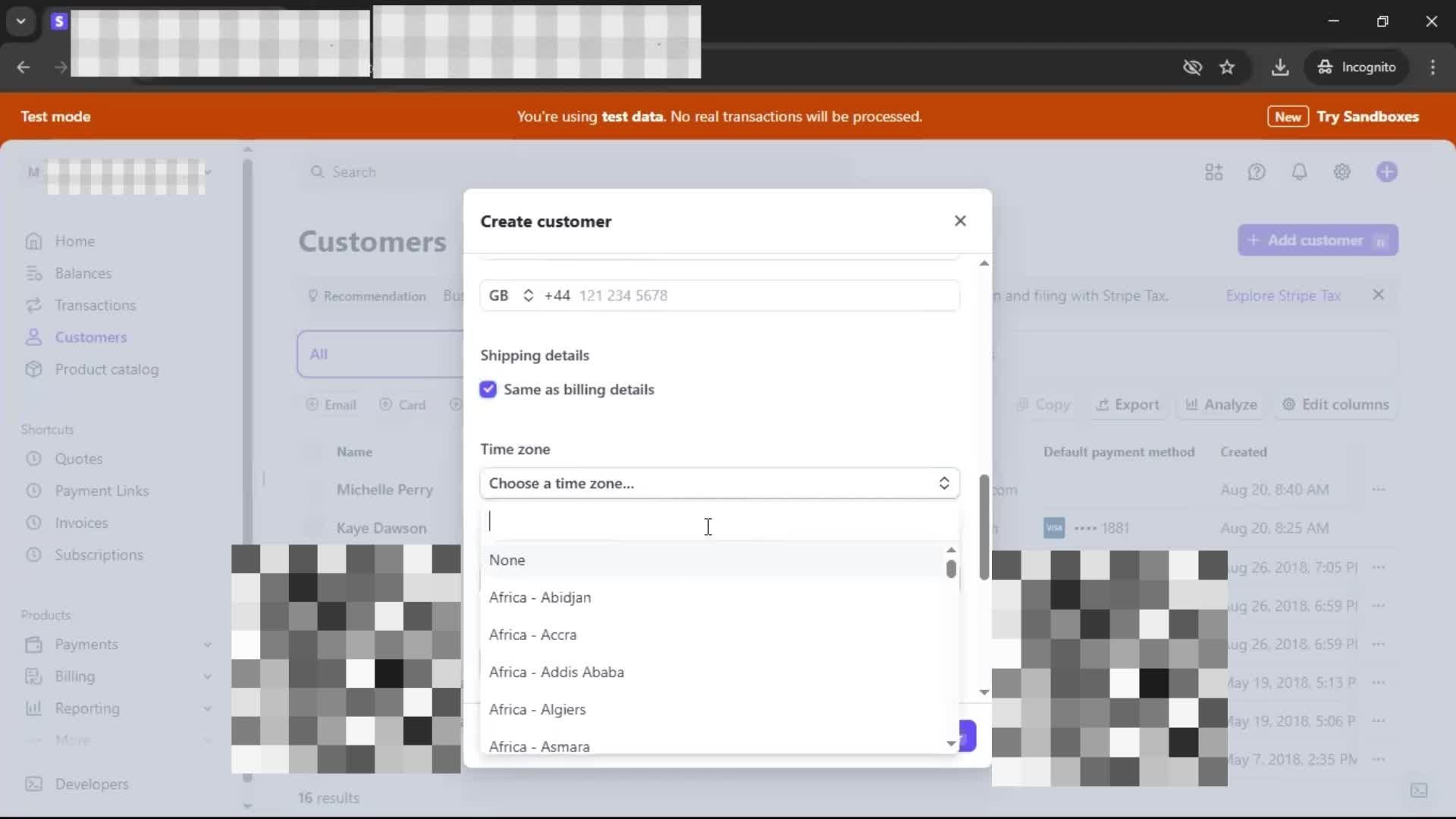 CRM screenshot
