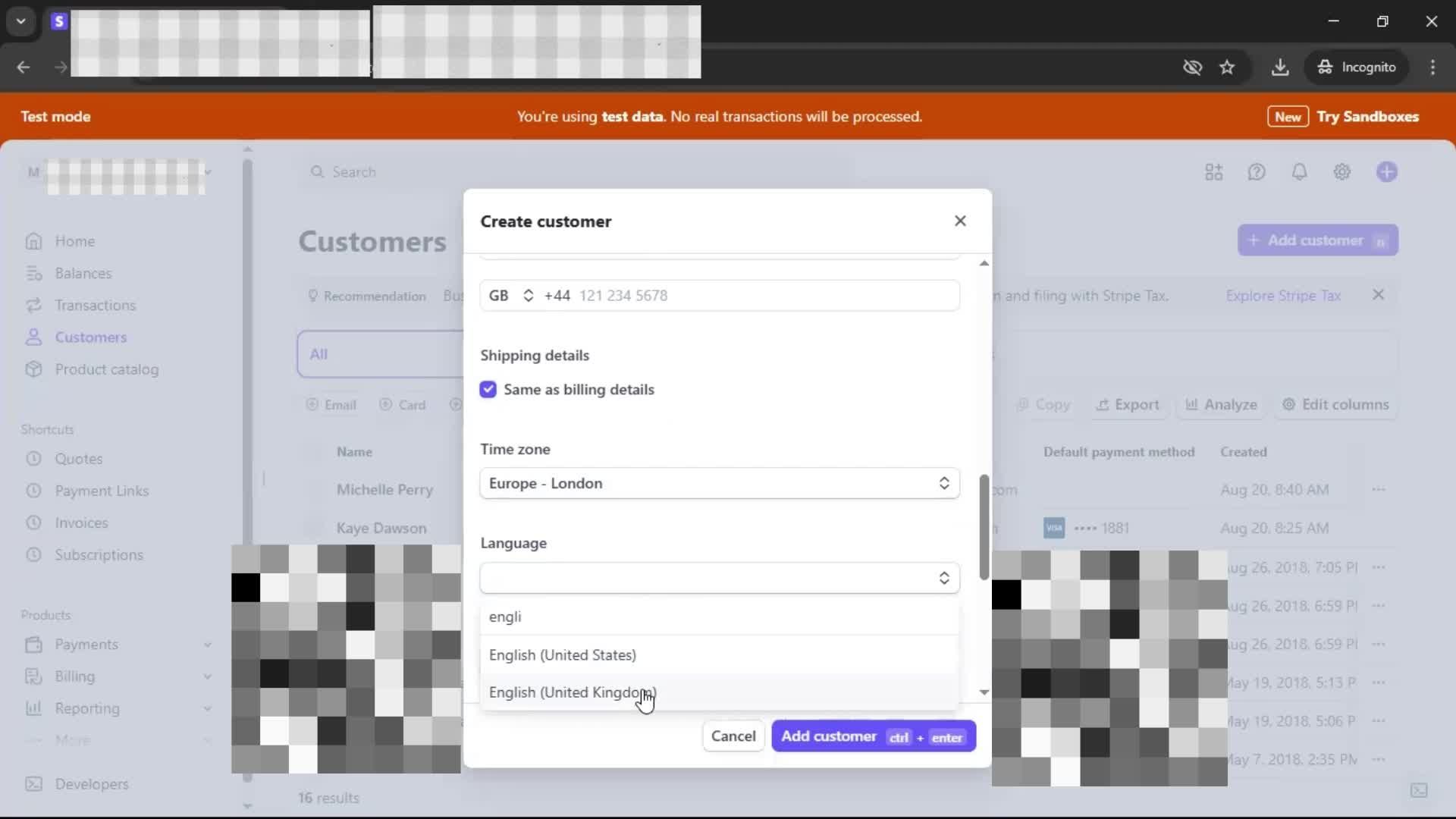 CRM screenshot