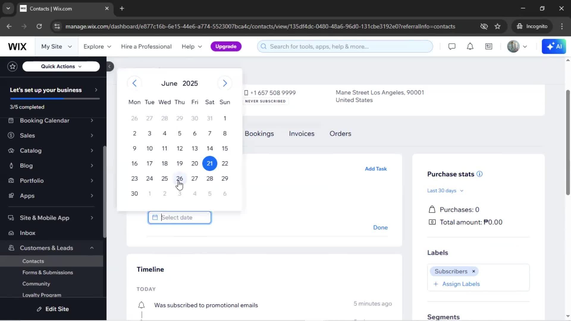 CRM screenshot