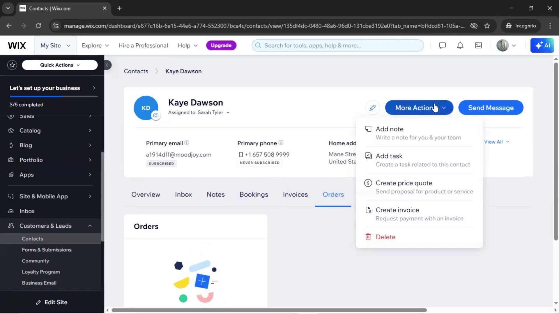 CRM screenshot