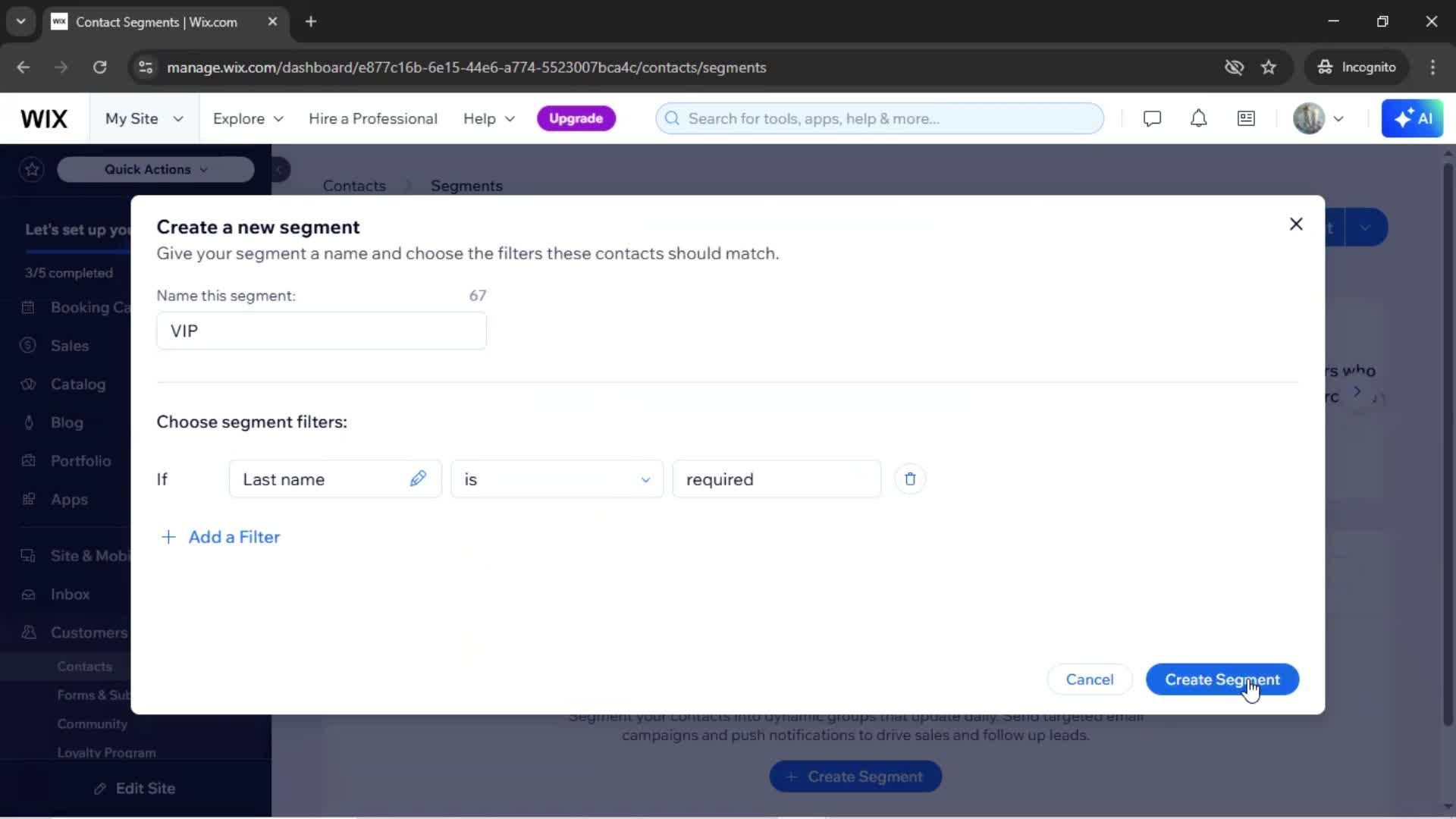 CRM screenshot