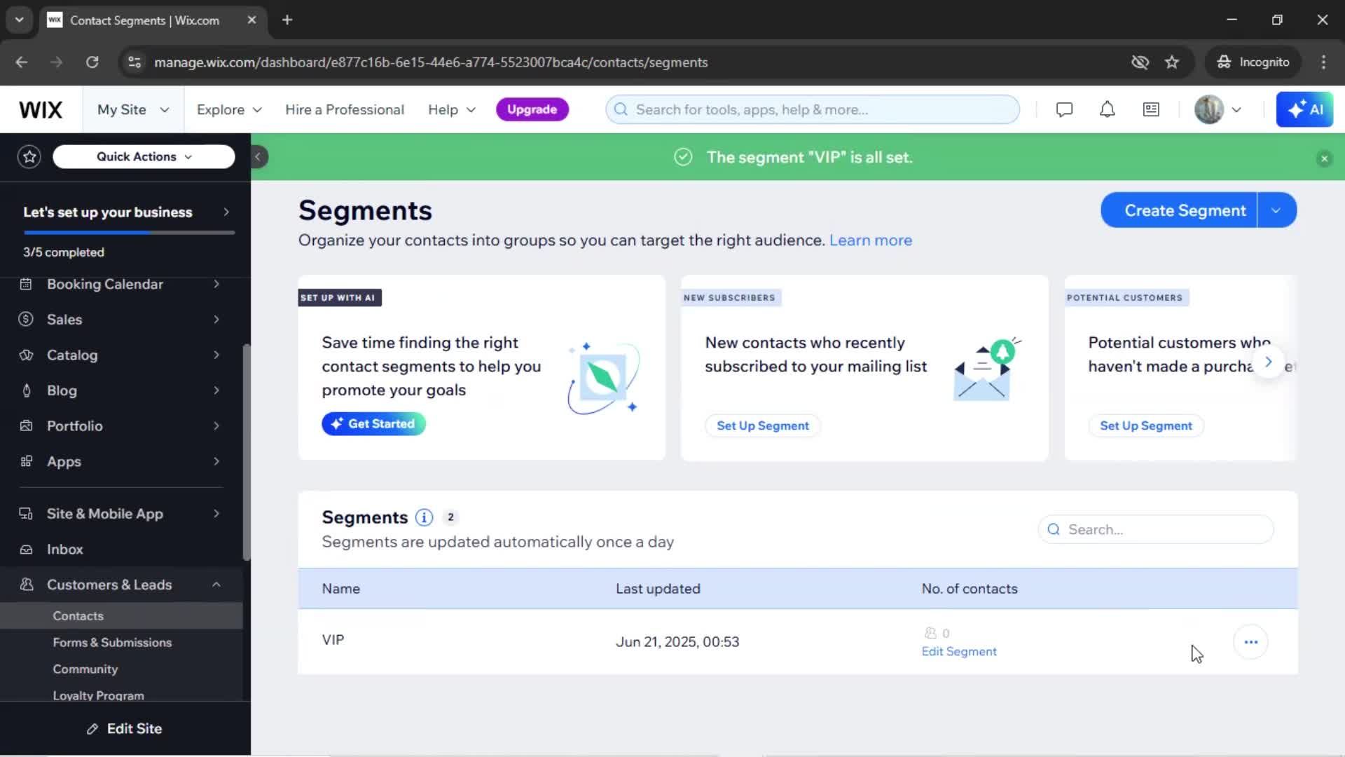 CRM screenshot