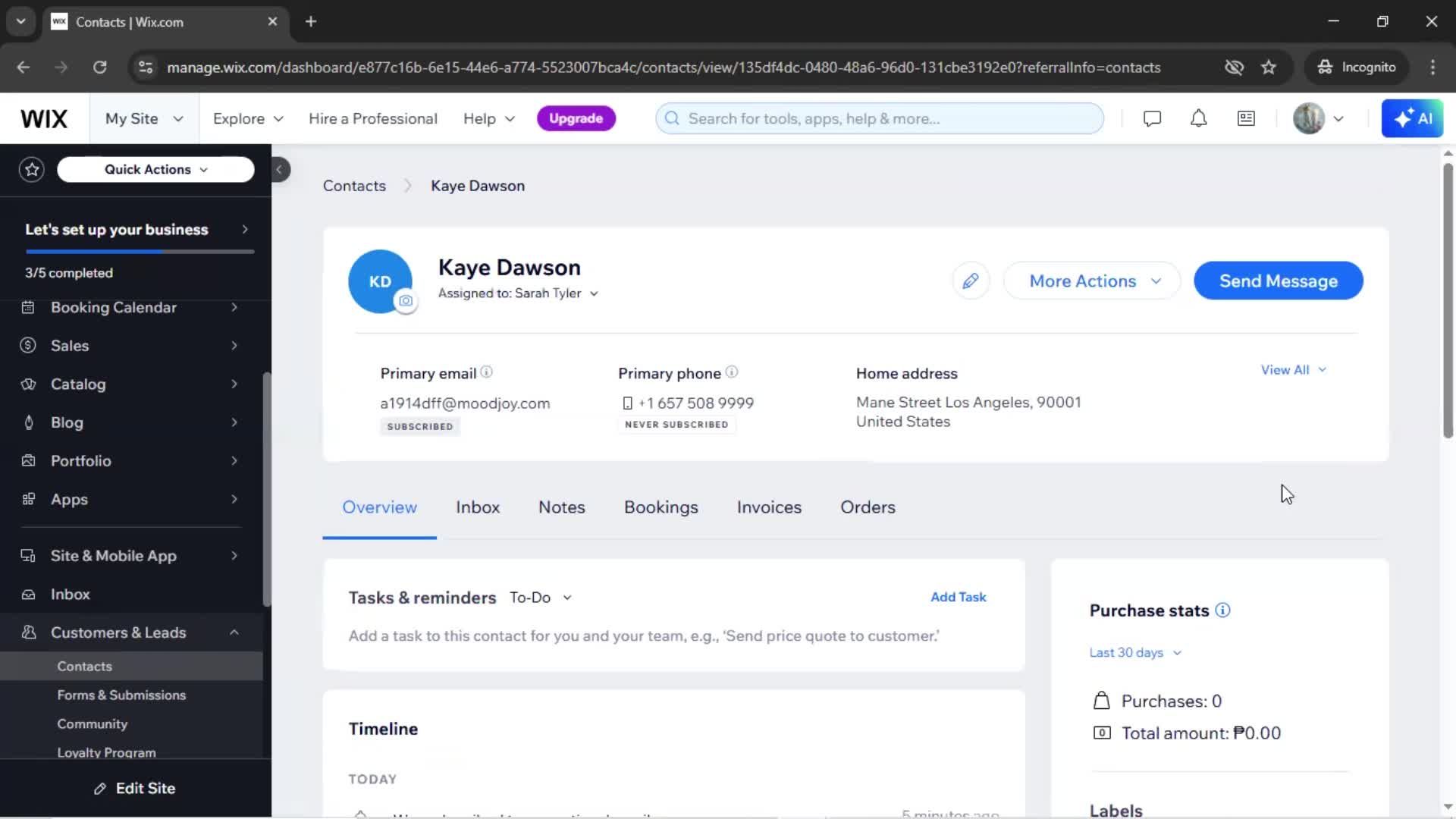 CRM screenshot