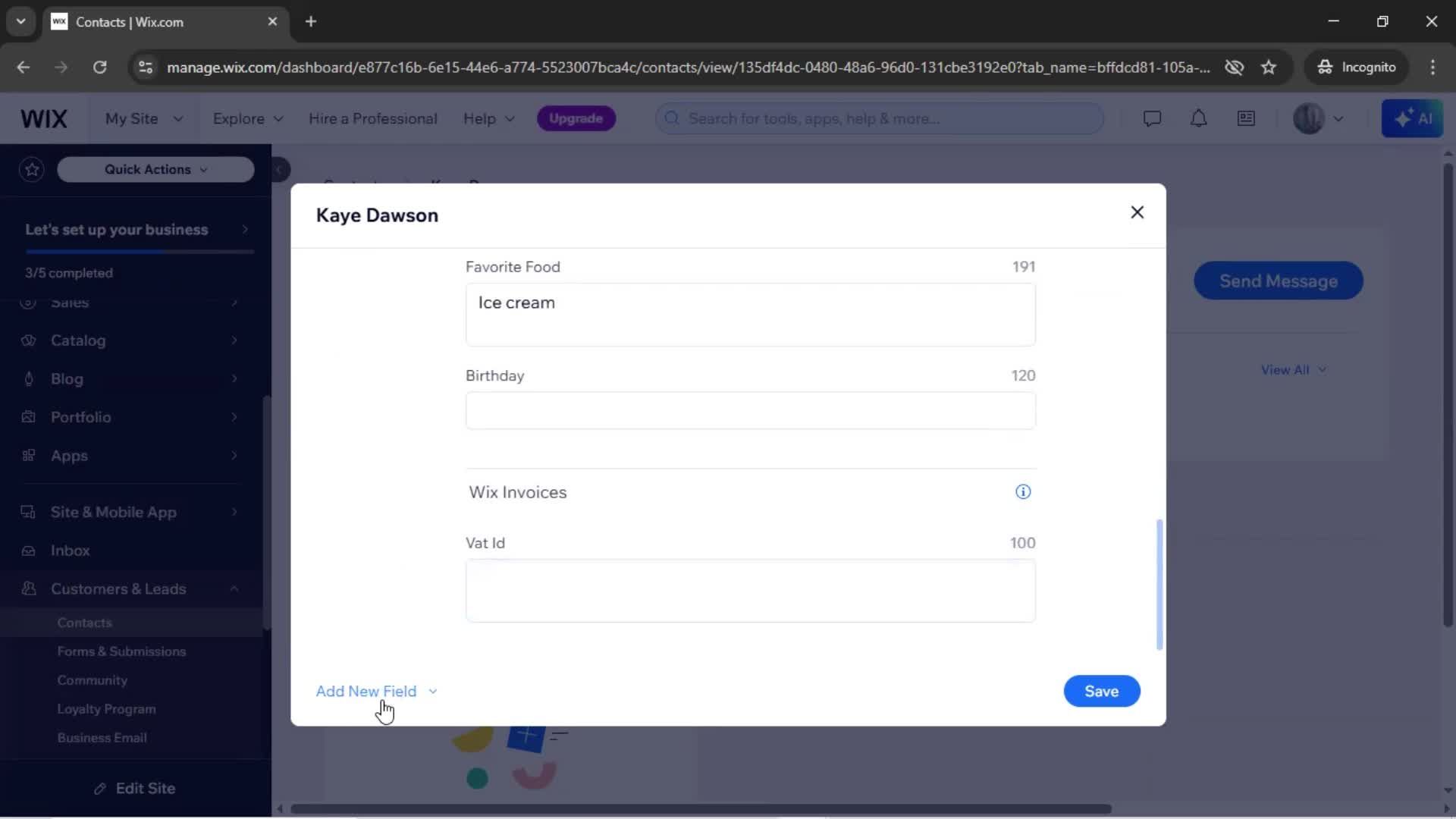 CRM screenshot