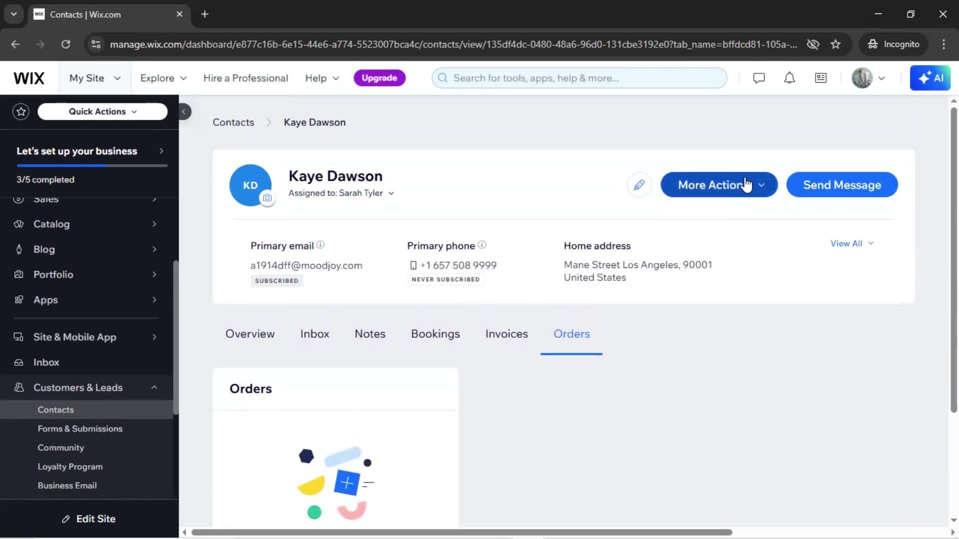 CRM screenshot