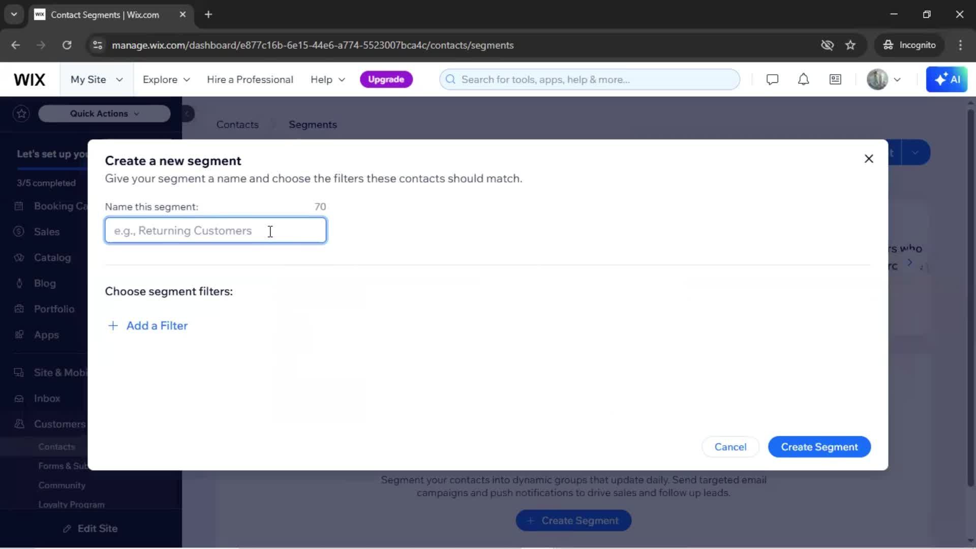 CRM screenshot