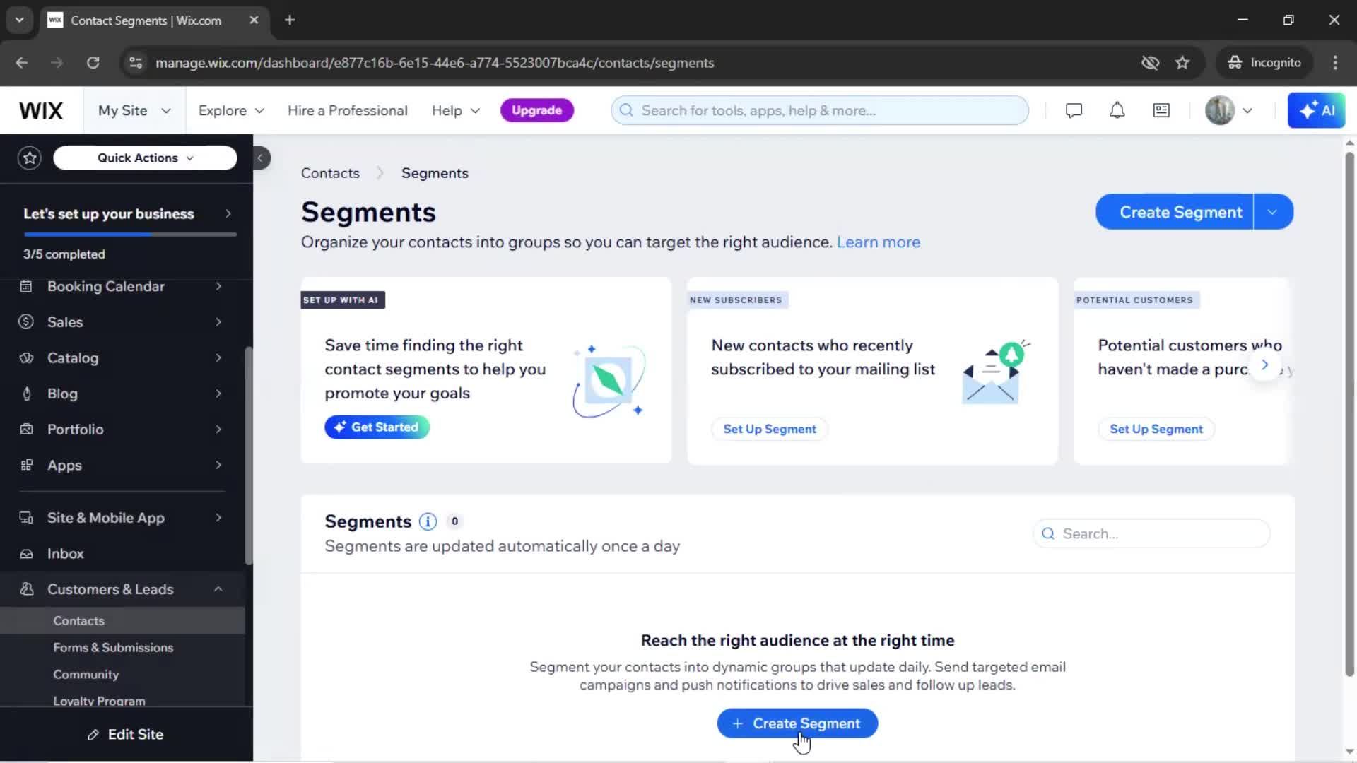 CRM screenshot