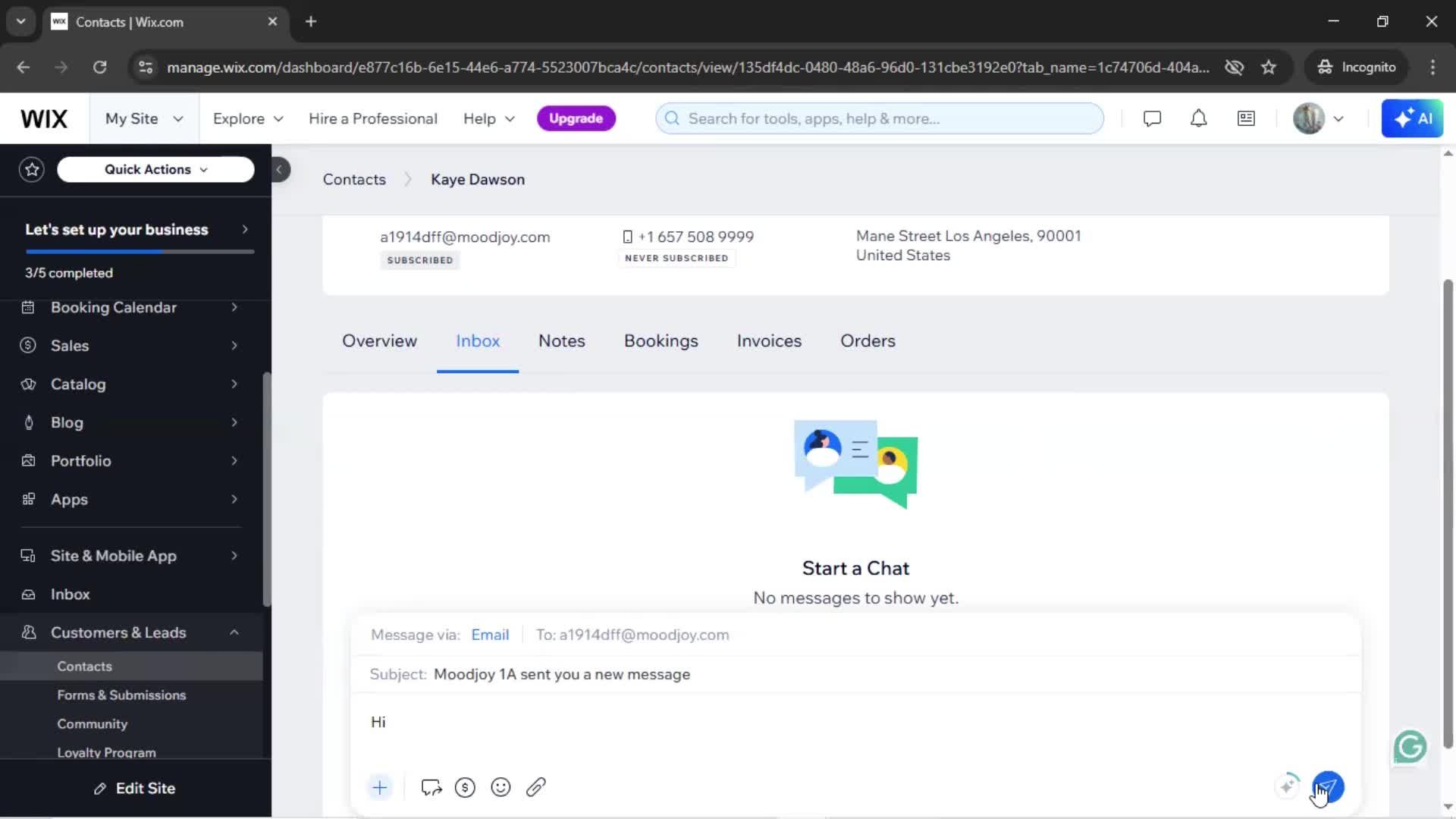 CRM screenshot