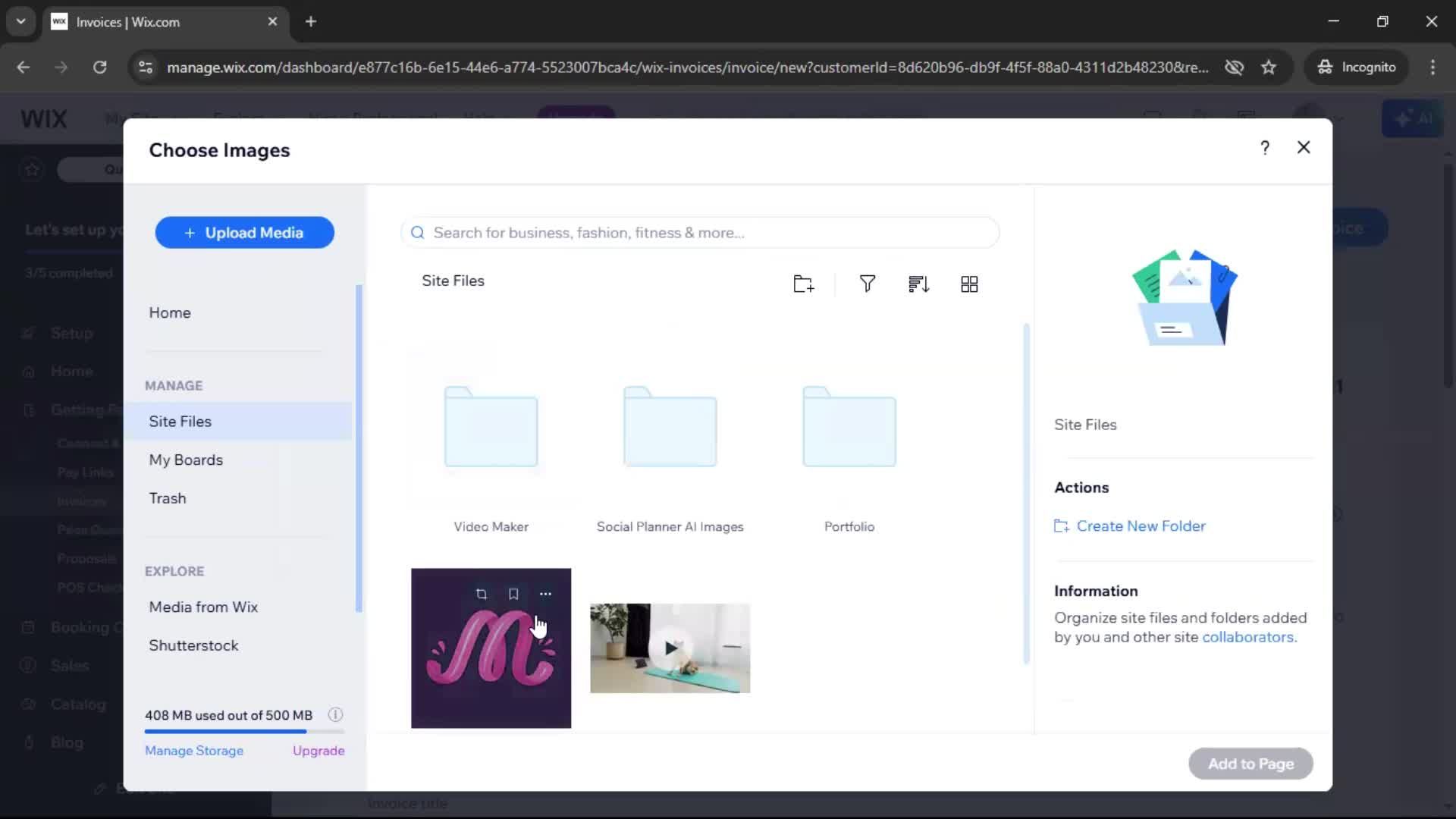 CRM screenshot