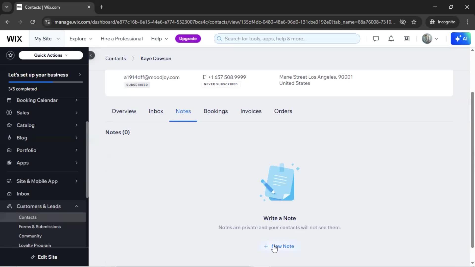 CRM screenshot