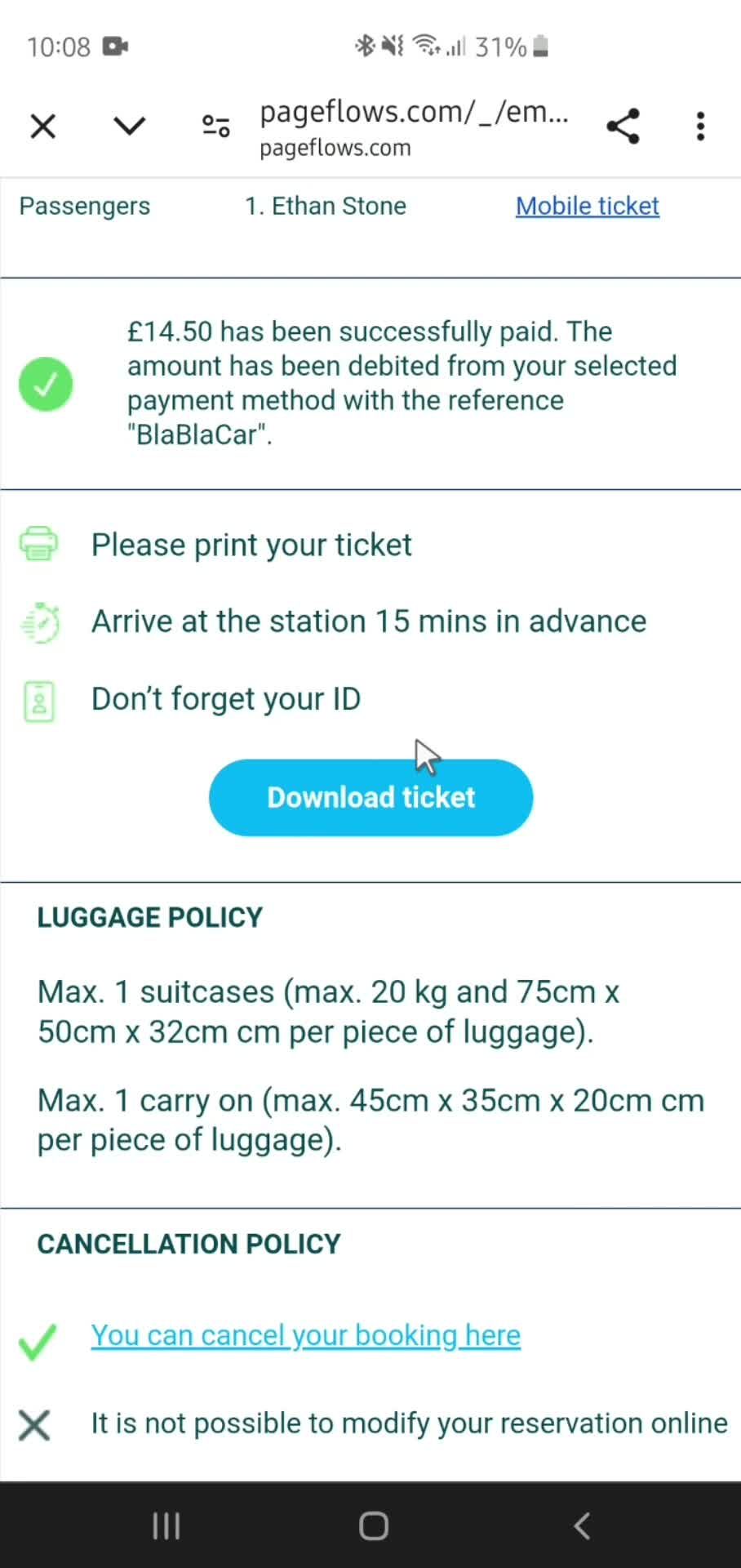 Cancelling a booking on BlaBlaCar video thumbnail