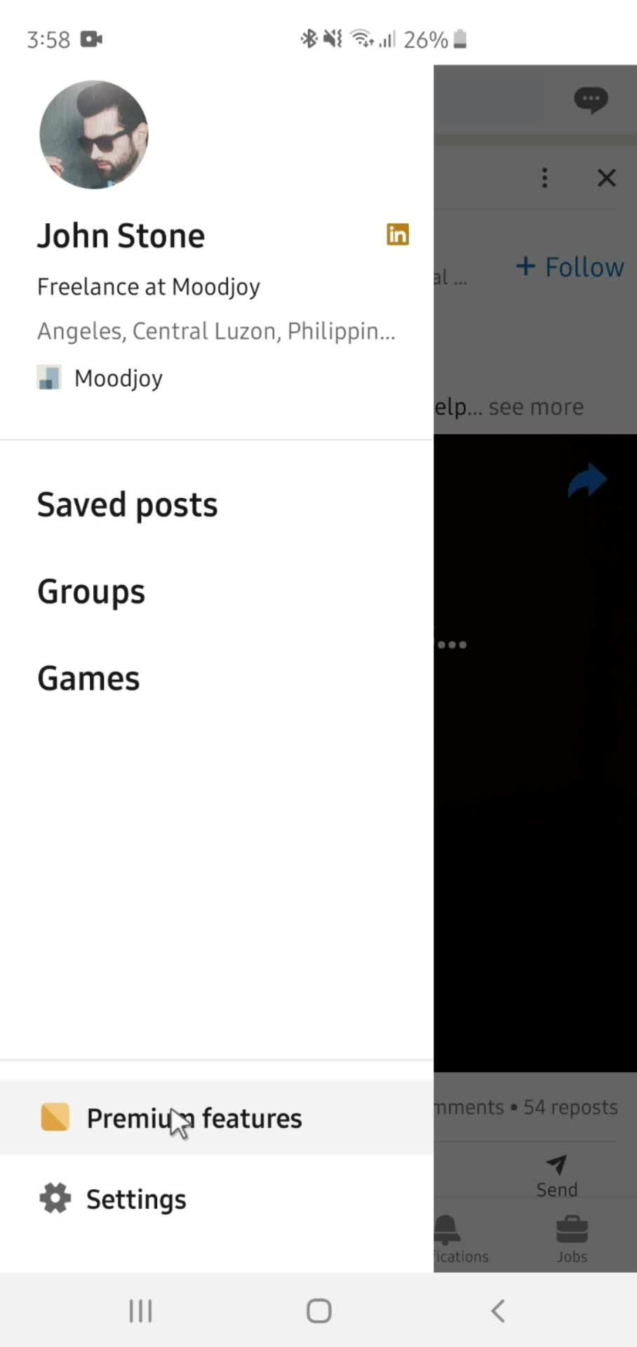 Cancelling your subscription screenshot