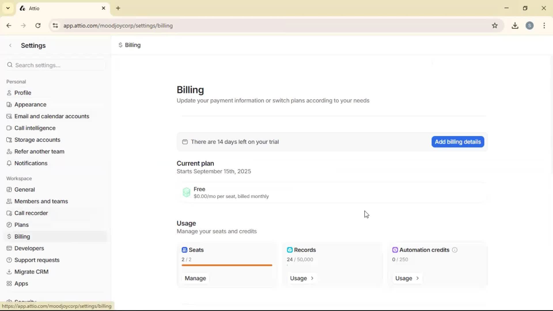 Cancelling your subscription on Attio video thumbnail