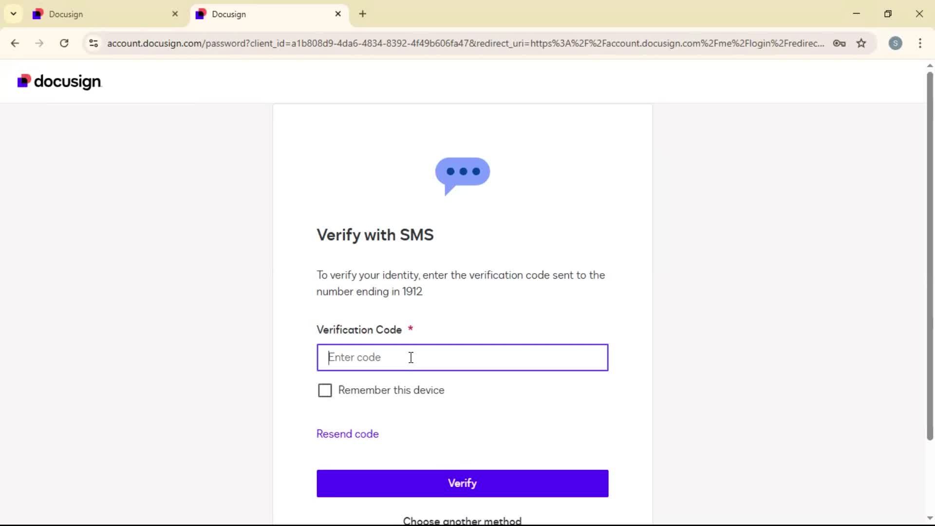 Changing password on Docusign video thumbnail