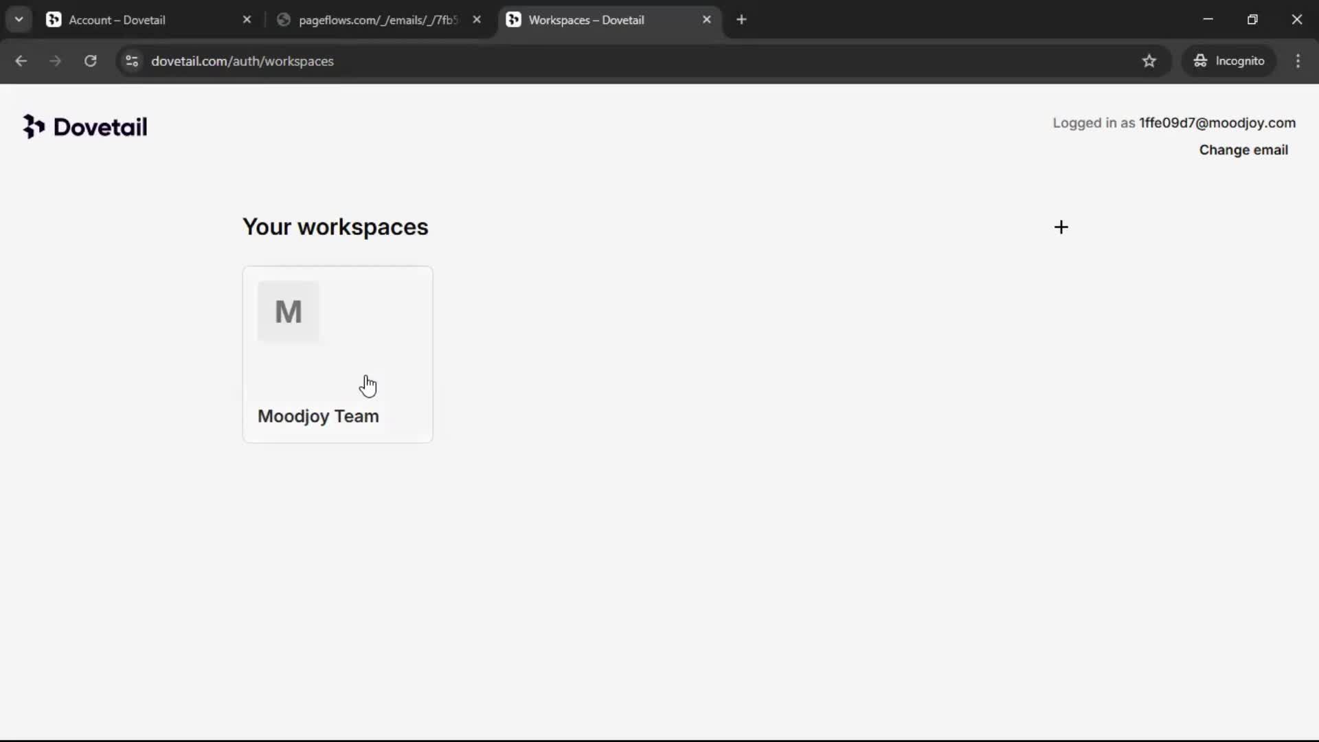 Changing password screenshot