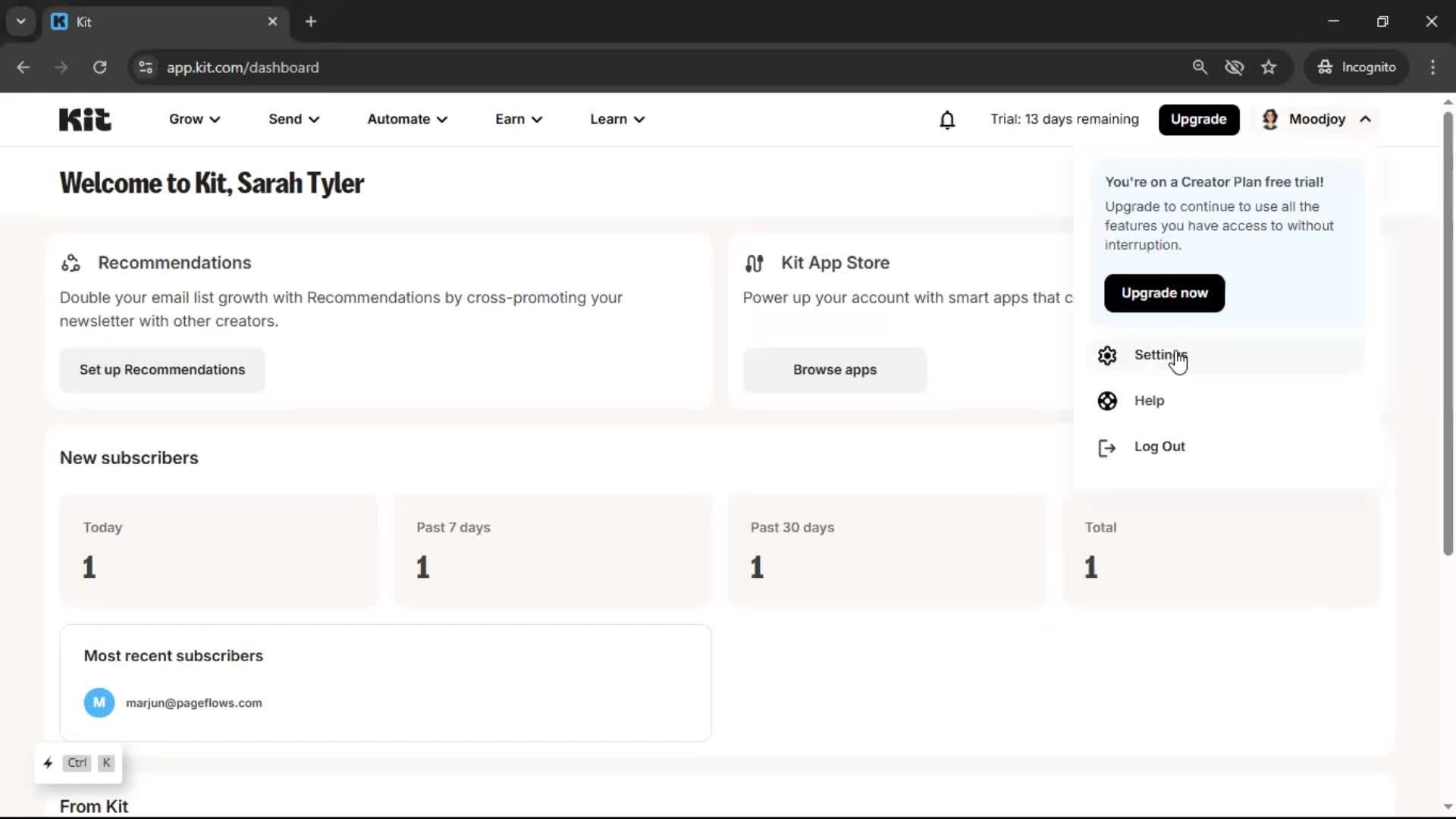 Changing password on Kit video thumbnail