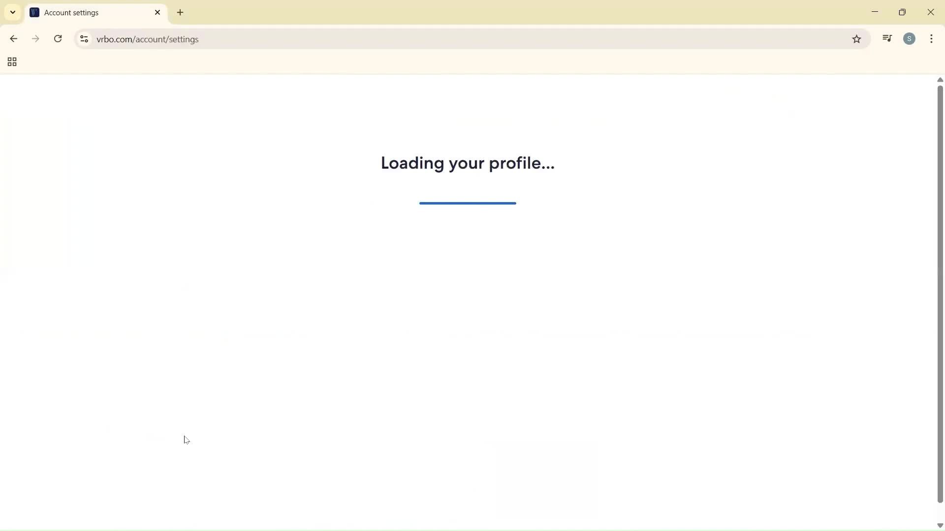 Changing password screenshot