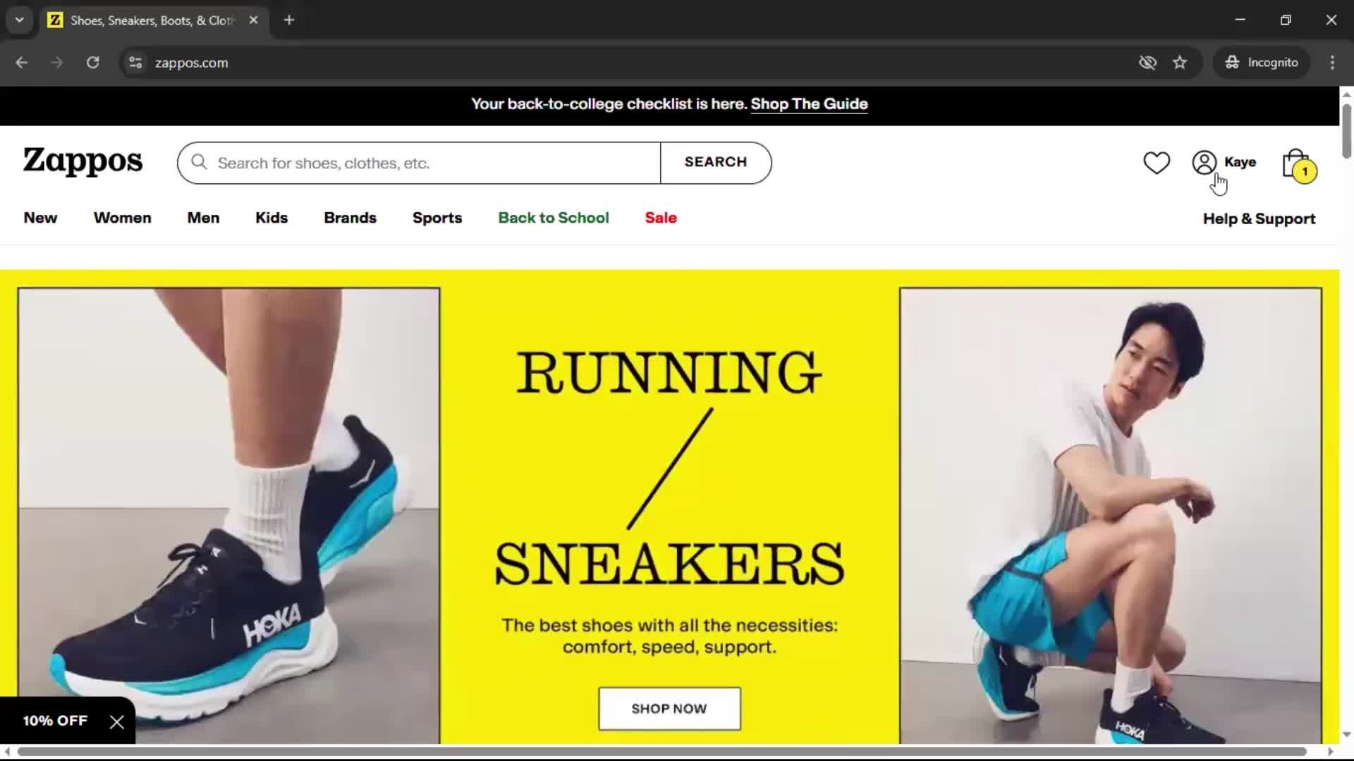 Changing password on Zappos video thumbnail