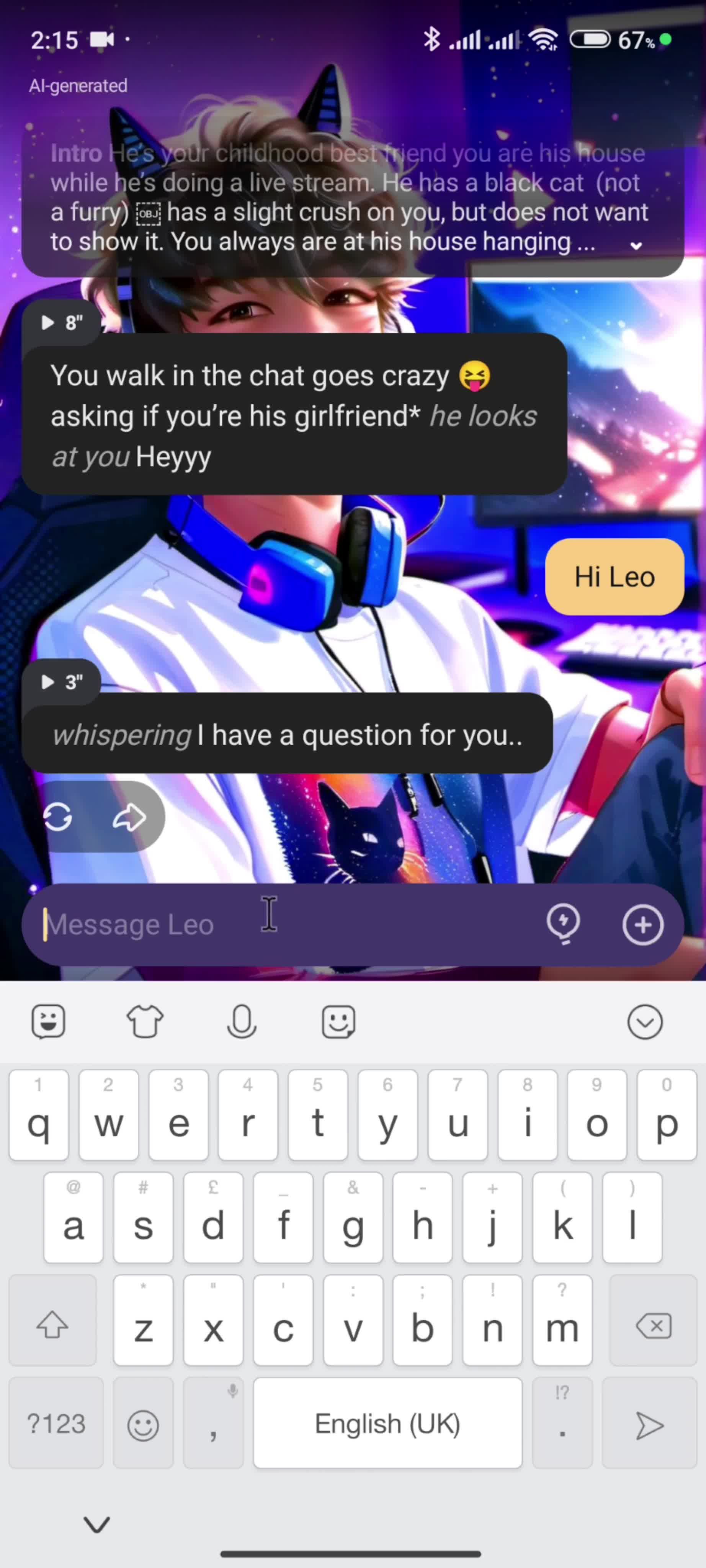 Chatting screenshot