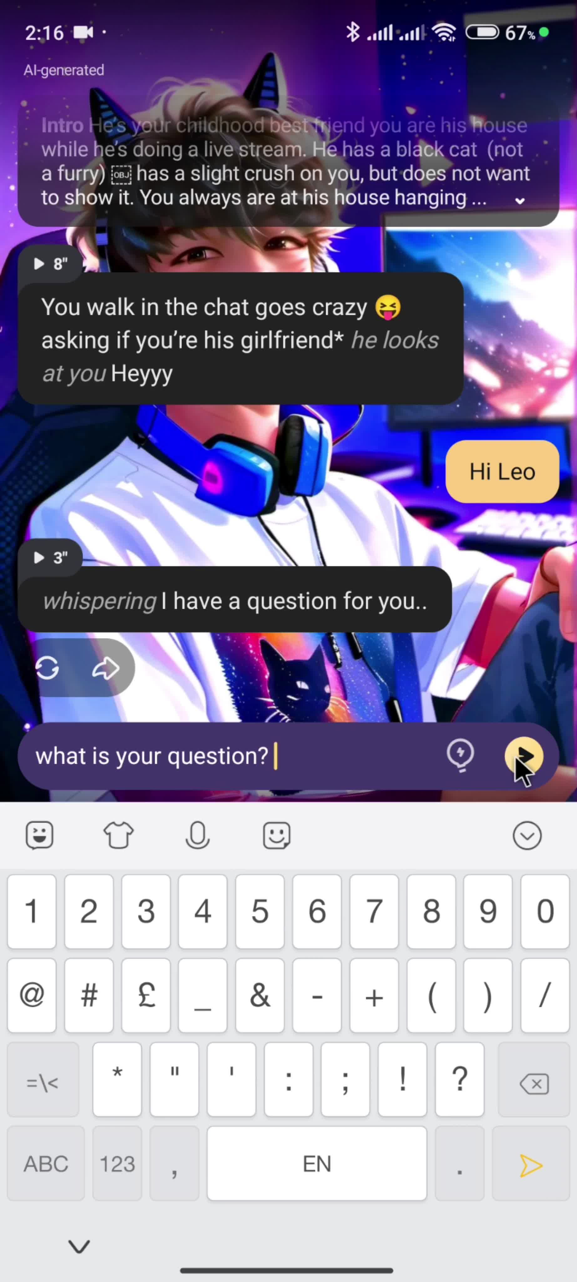 Chatting screenshot