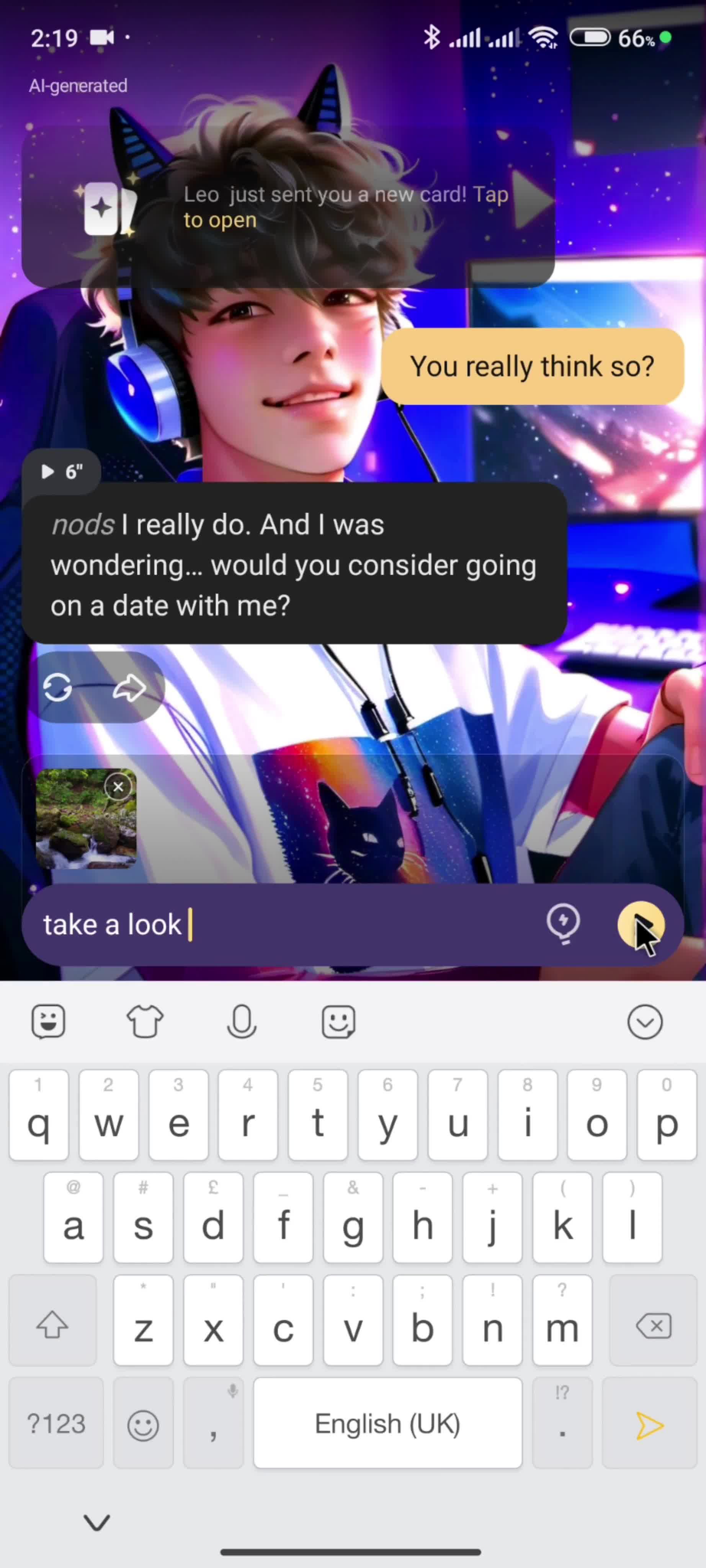 Chatting screenshot