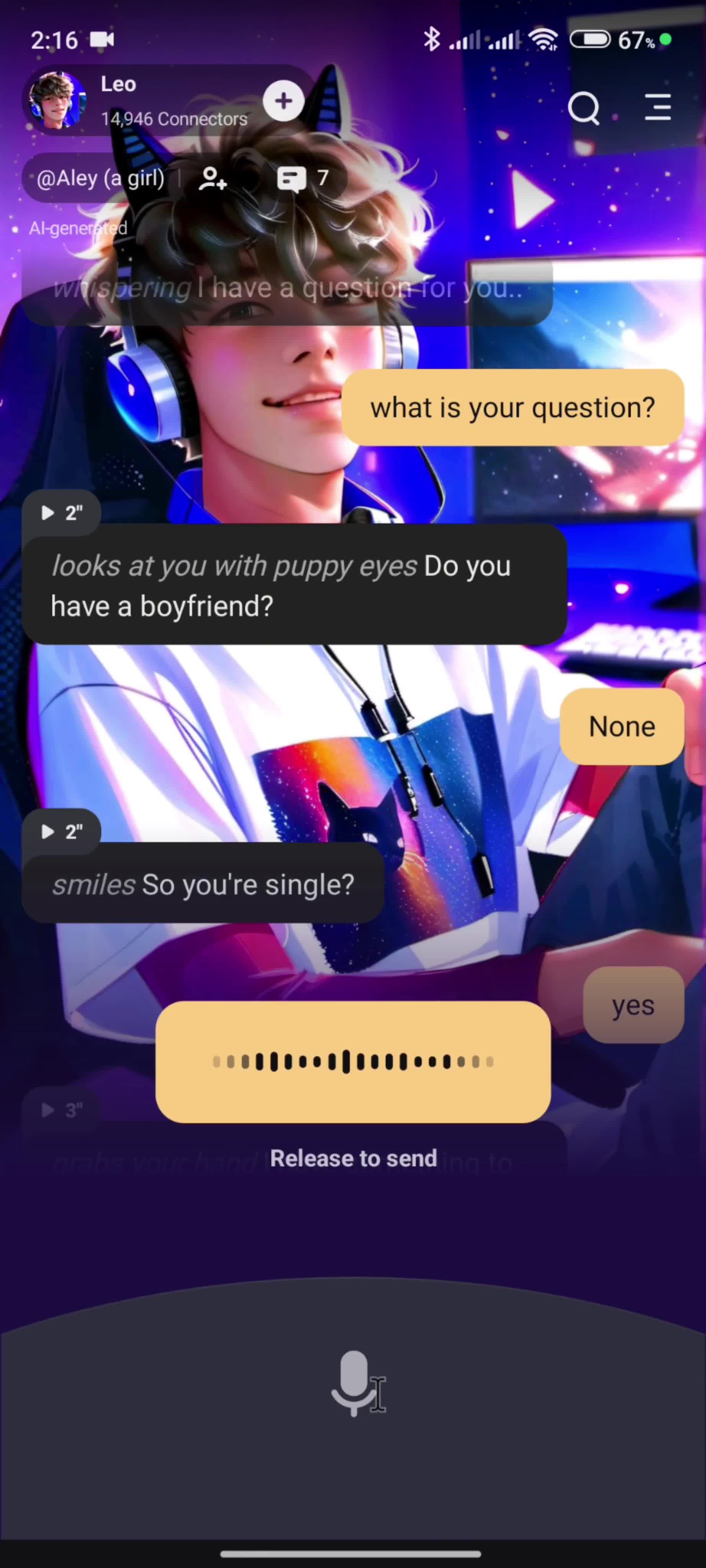 Chatting screenshot